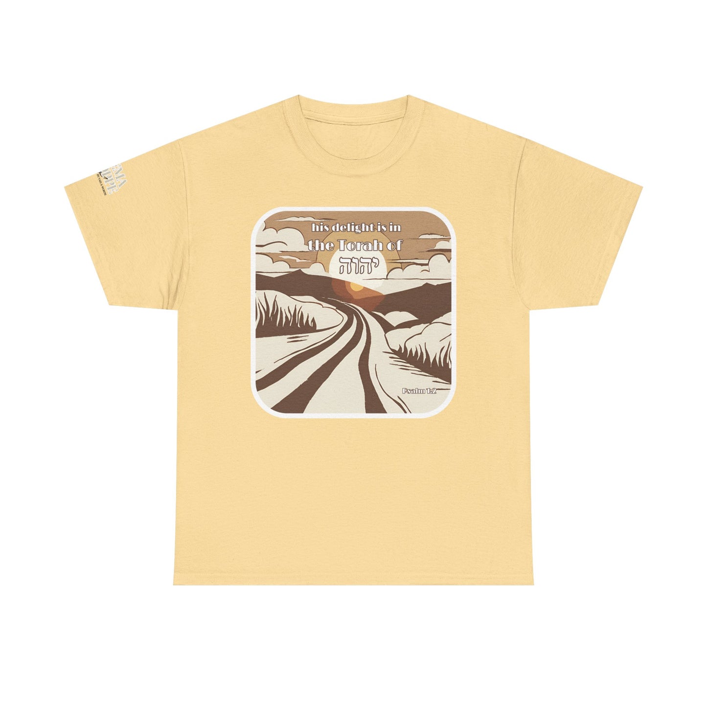 His Delight Vintage Narrow Path Shirt Psalm 1:2