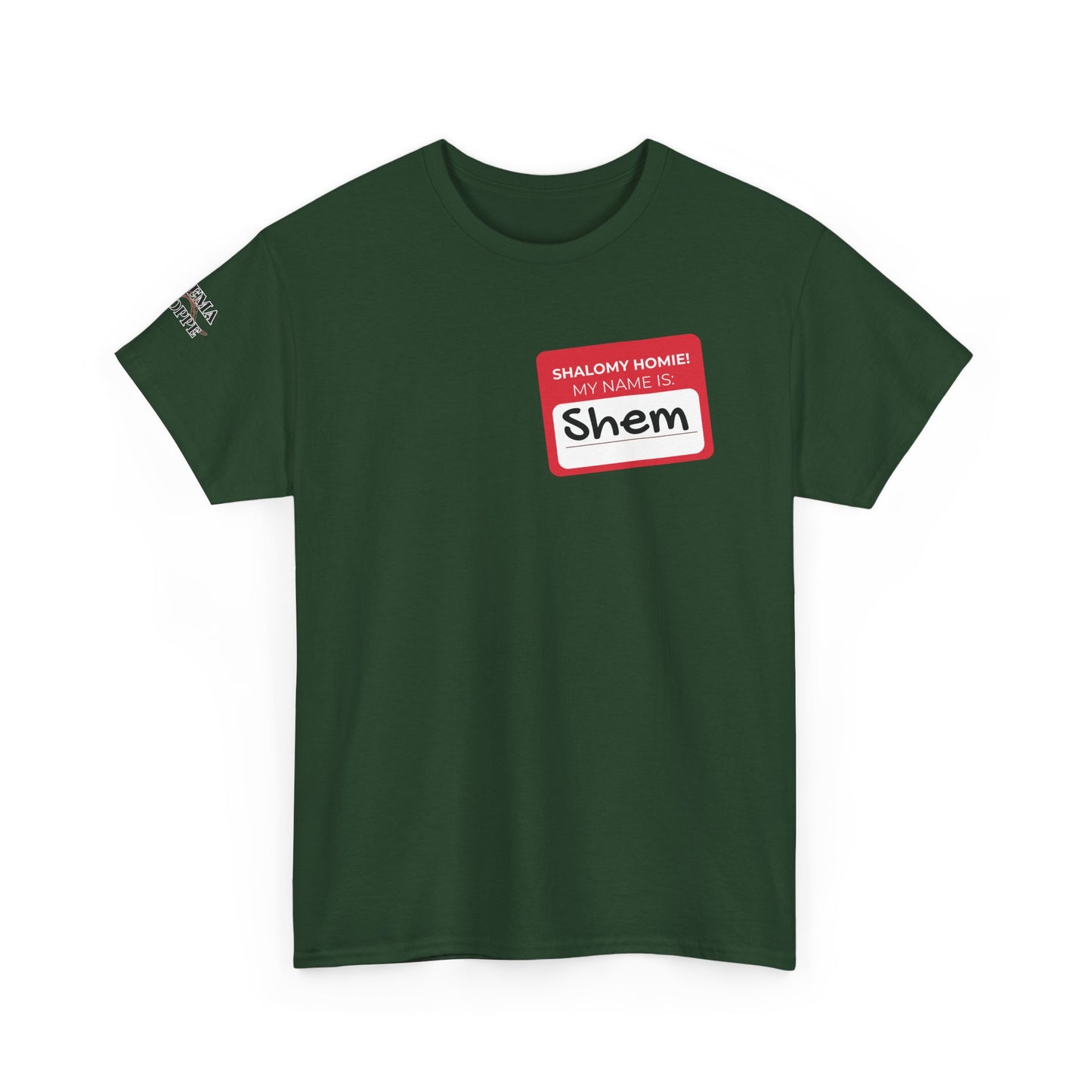 Personalizable Shalomy Homies! Name Tag Unisex Heavy Cotton Tee