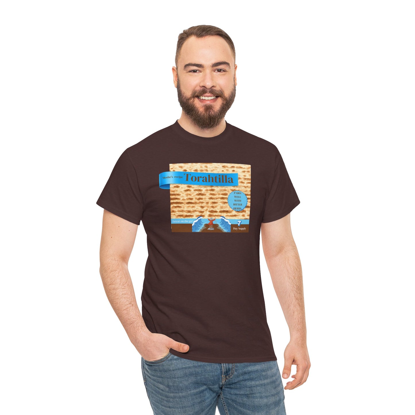 Passover Matzo Unisex Tee - Moshe's Recipe Torahtillas Cotton Funny Shirt