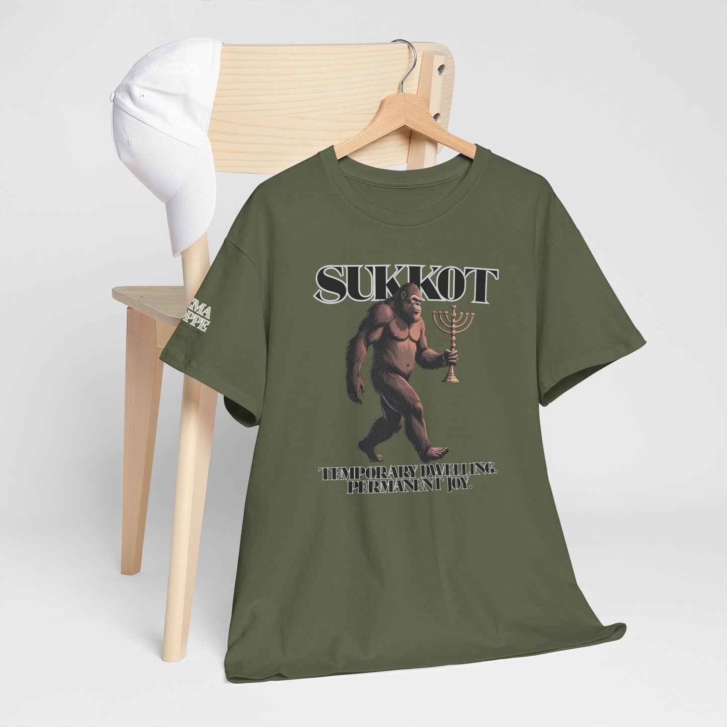 Sukkot Bigfoot Menorah Joy Legendary Shirt