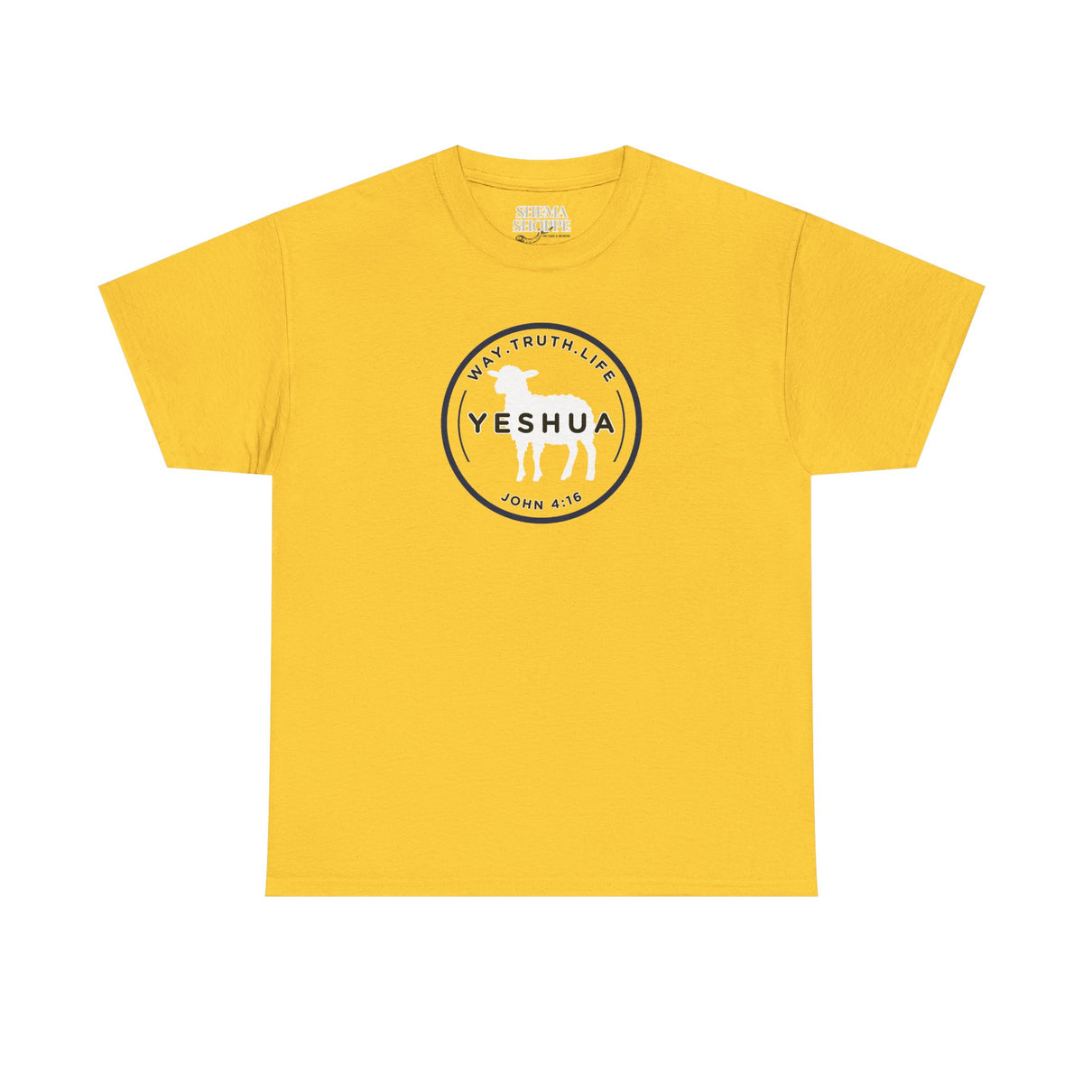 Yeshua 'Way, Truth, Life' Heavy Cotton Graphic Tee