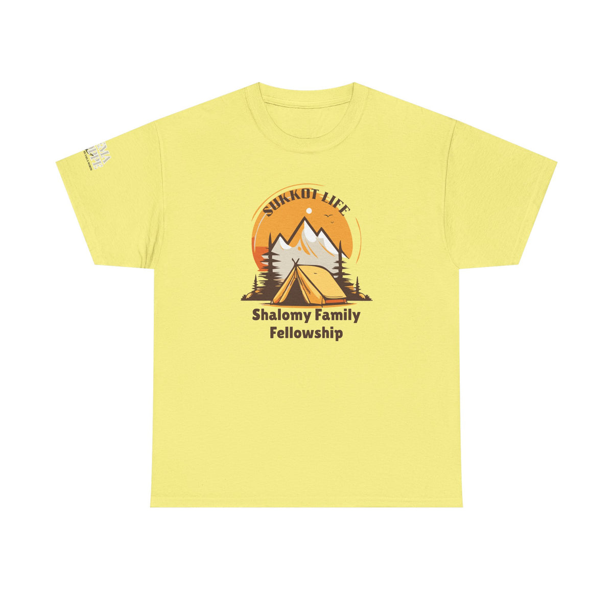Sukkot Life Tee - Camping Biblical Feast Fellowship Shirt