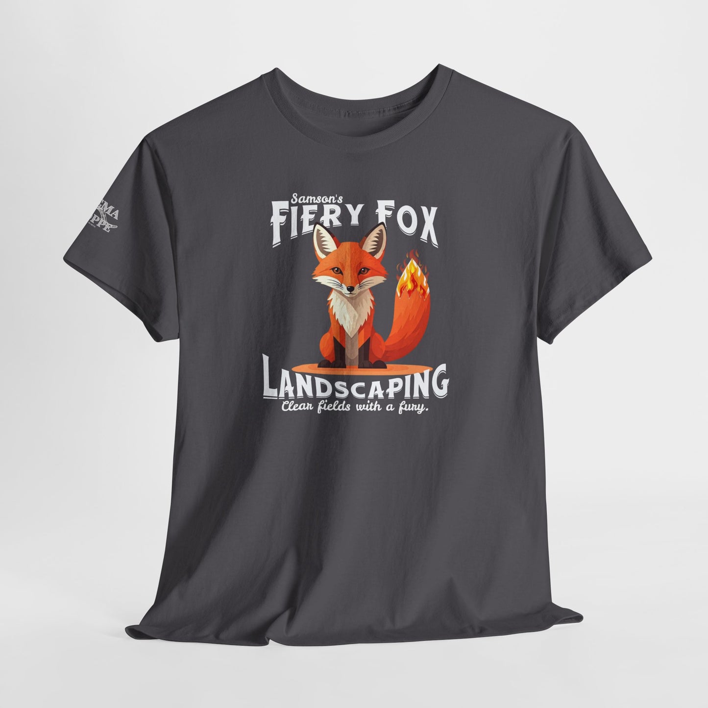 Fiery Fox Landscaping Unisex Heavy Cotton Tee - dark shades