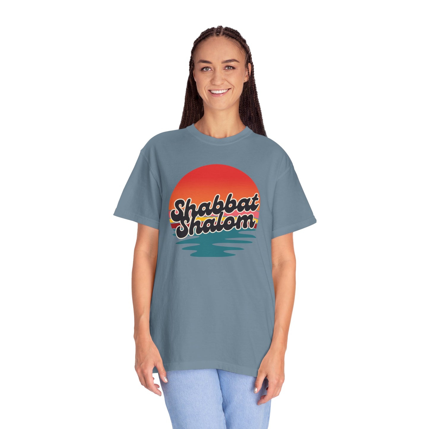 Sunset Shabbat Shalom T-shirt
