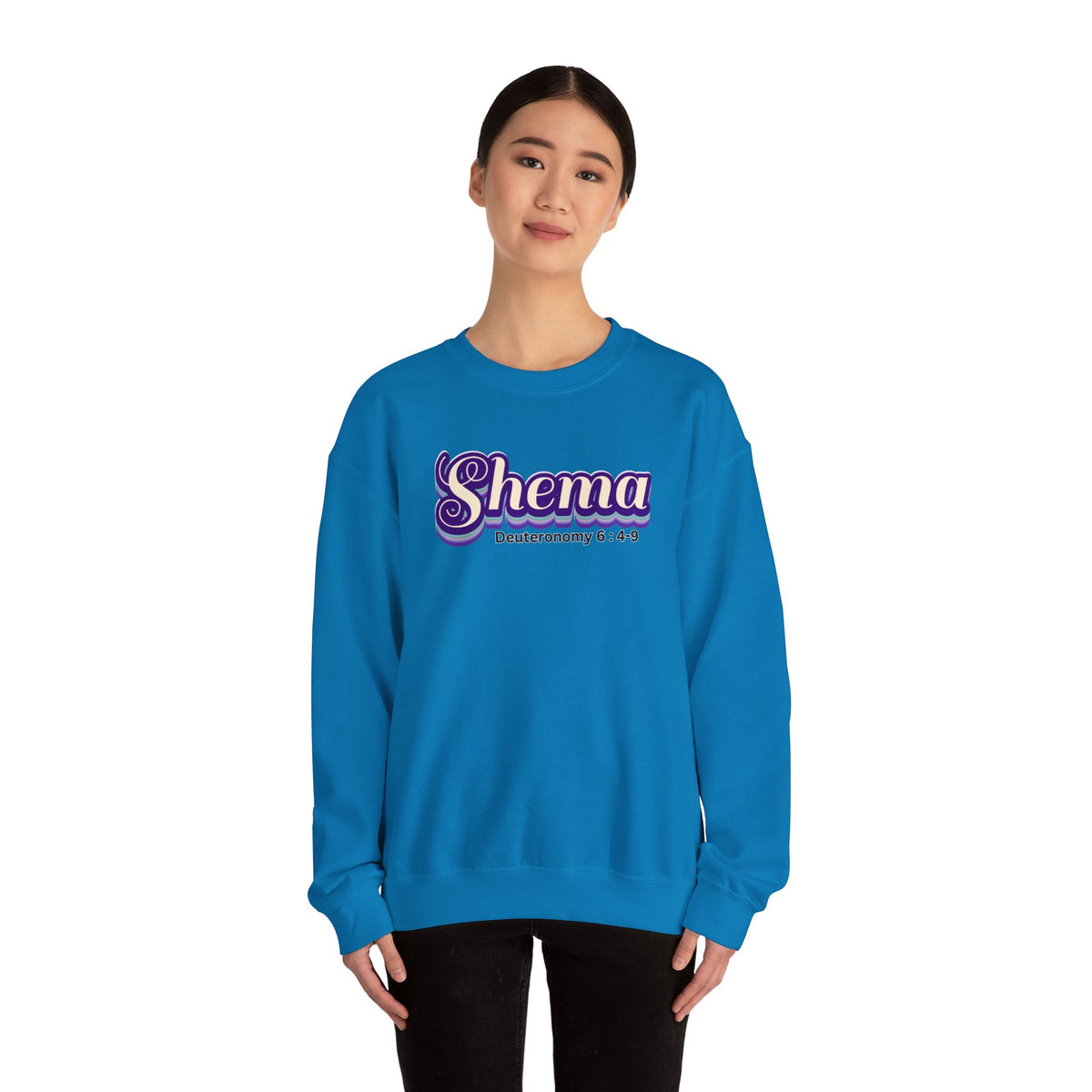 Retro Shema Unisex Heavy Blend™ Crewneck Sweatshirt