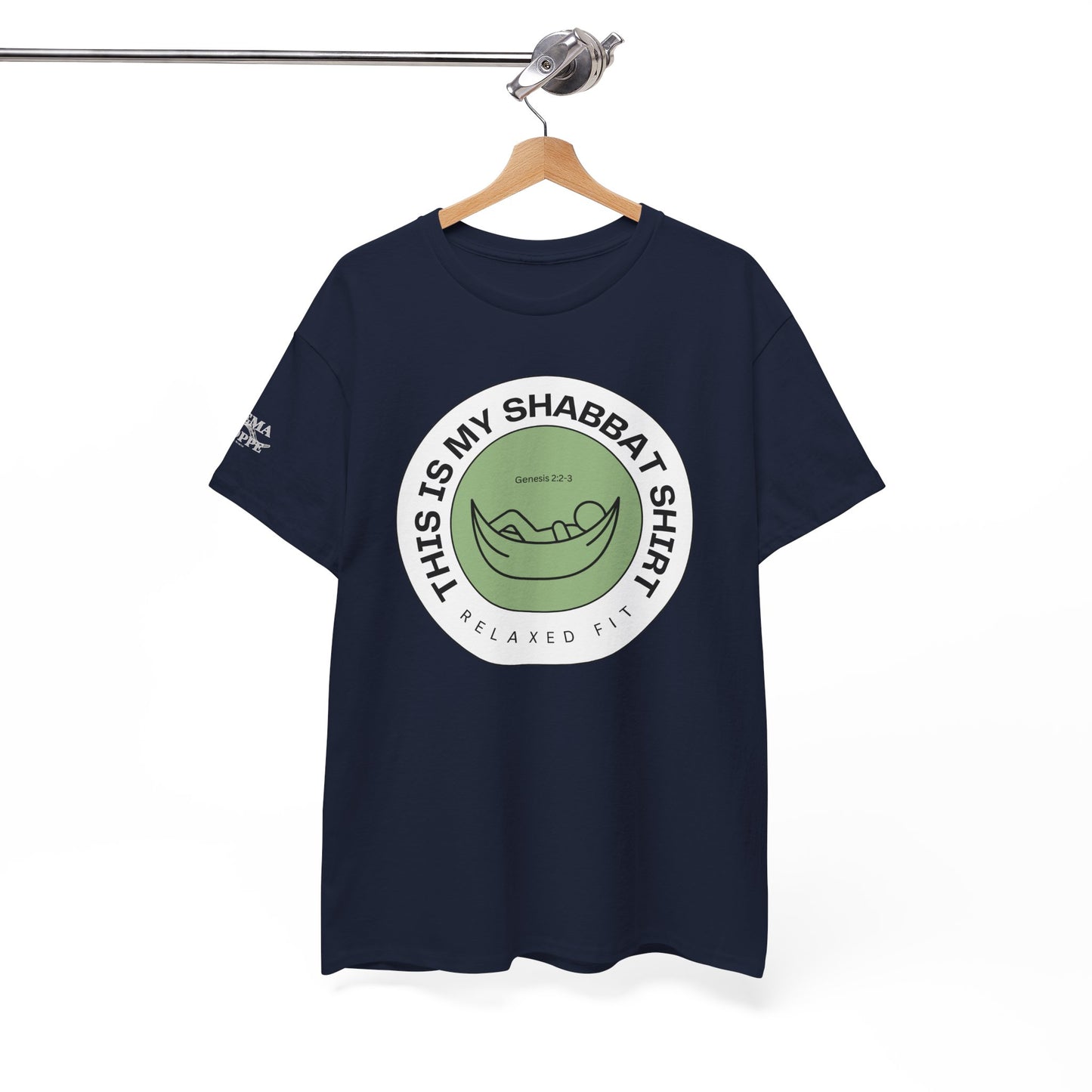 This Is My Shabbat Shirt — Chilling Out Is a Commandment Hammock Sabbath Cotton Tee