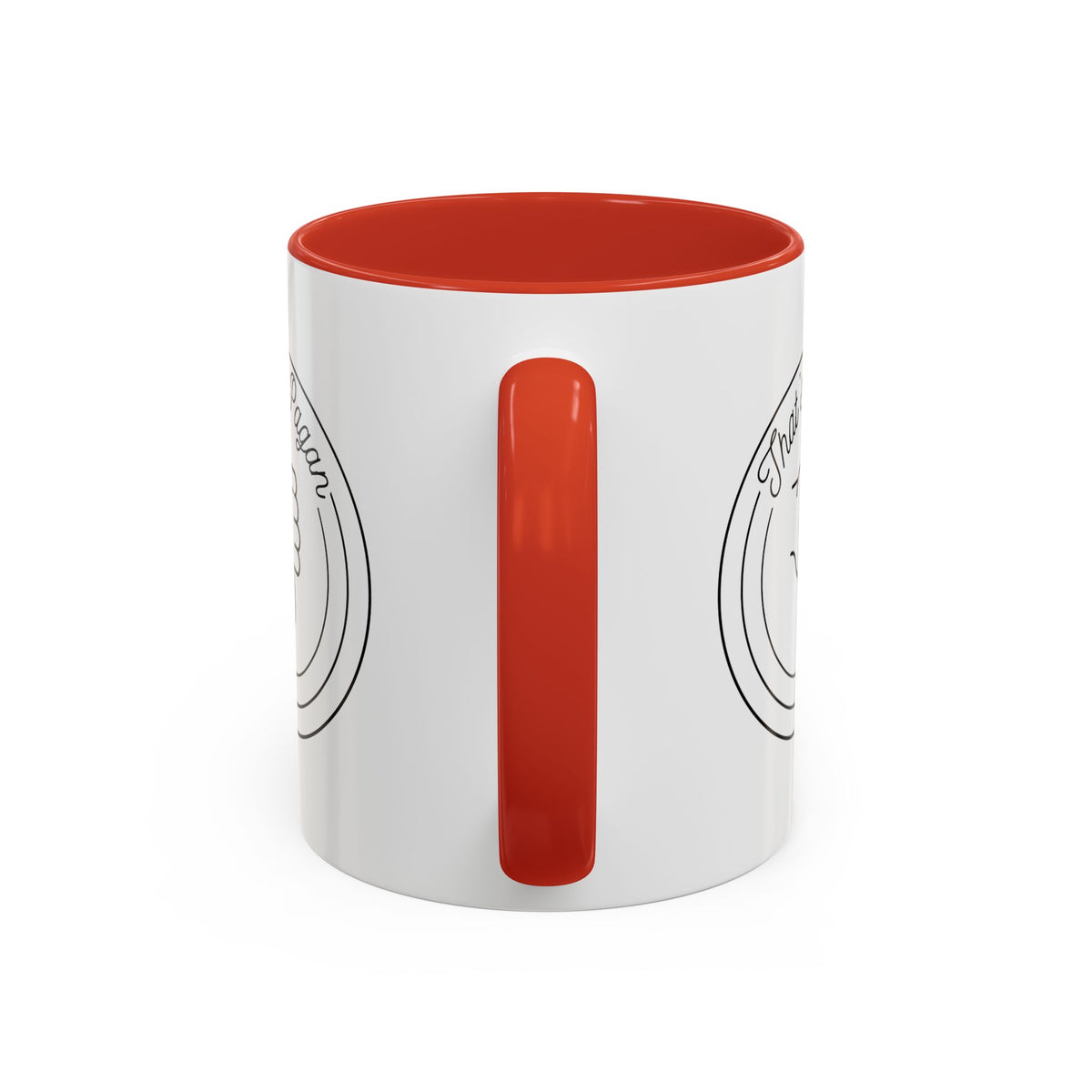 That's Pagan Thumbs Down Accent Coffee Mug