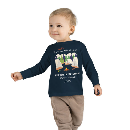 Personalized Sukkot- Toddler Long Sleeve Tee
