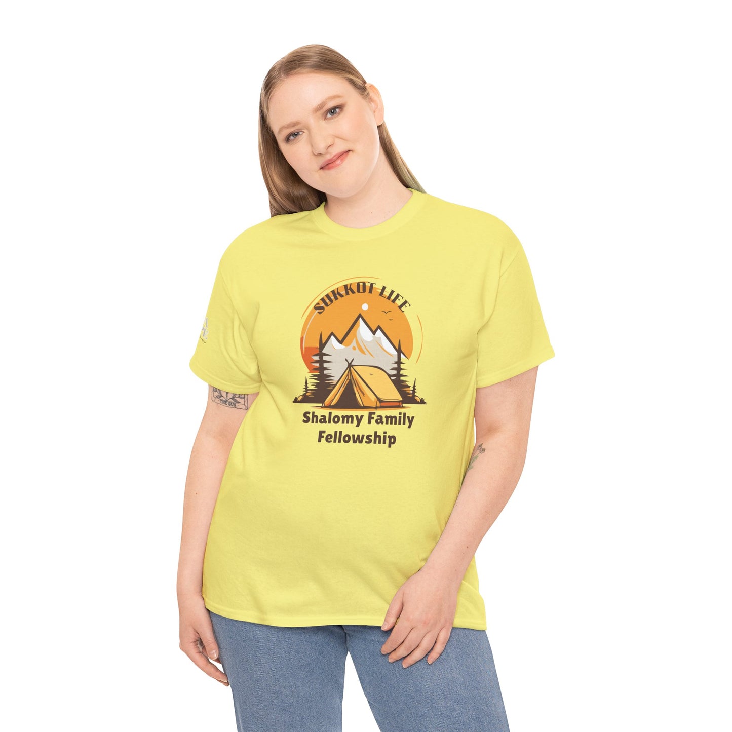 Personalized Sukkot Life Tee - Camping Biblical Feast Fellowship Shirt