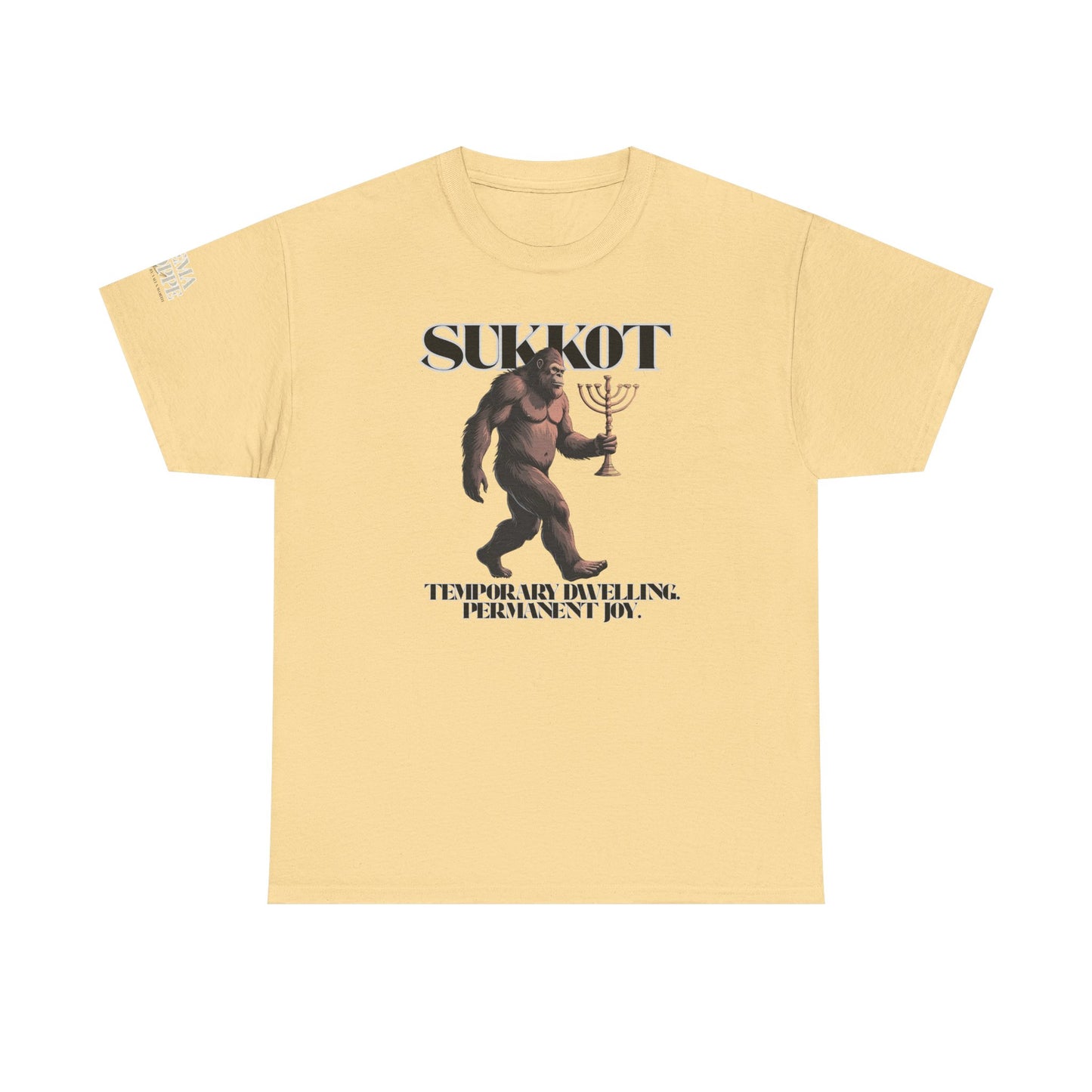 Sukkot Bigfoot Menorah Legendary Joy Shirt