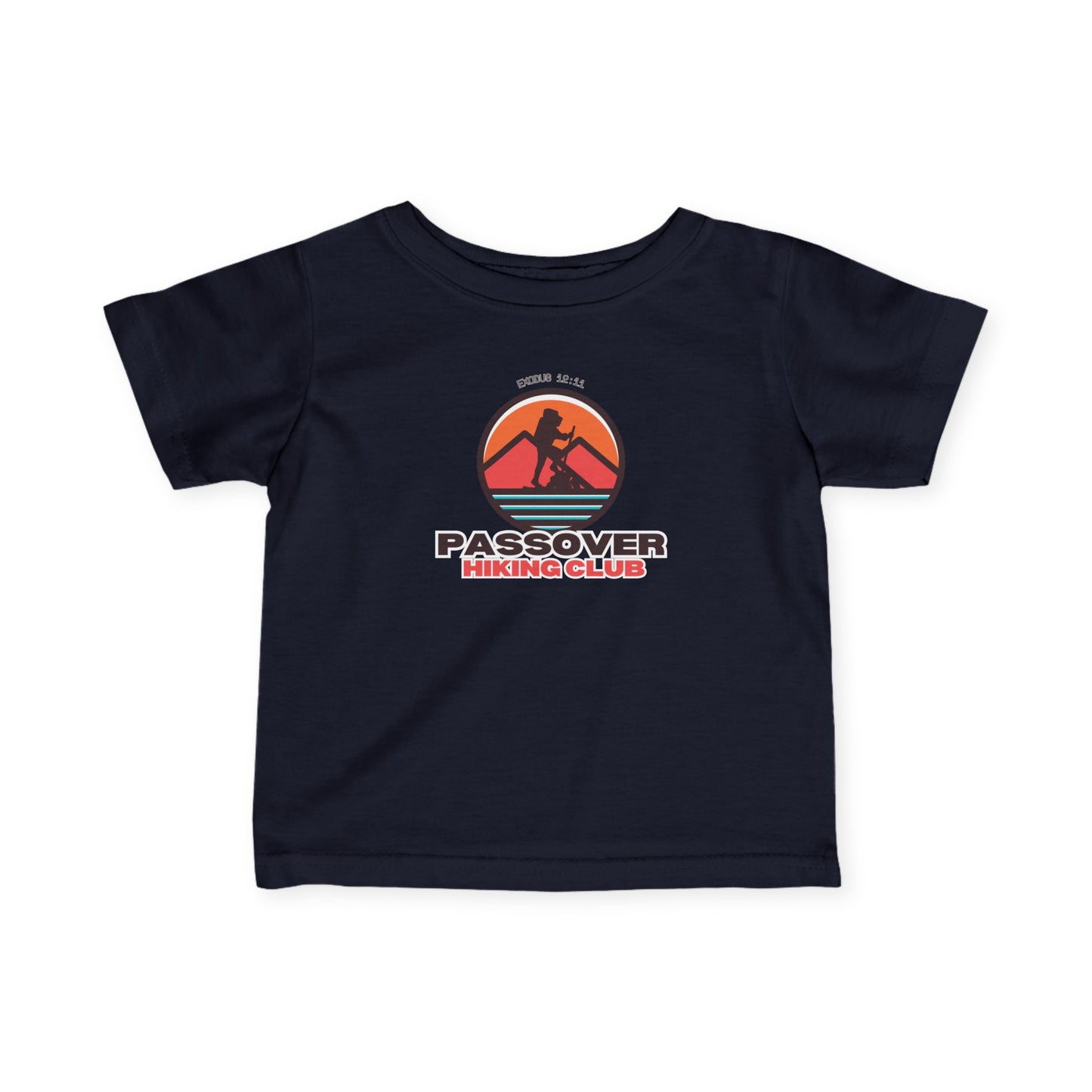 Passover Hiking Club- Infant Fine Jersey Tee Bible Humor