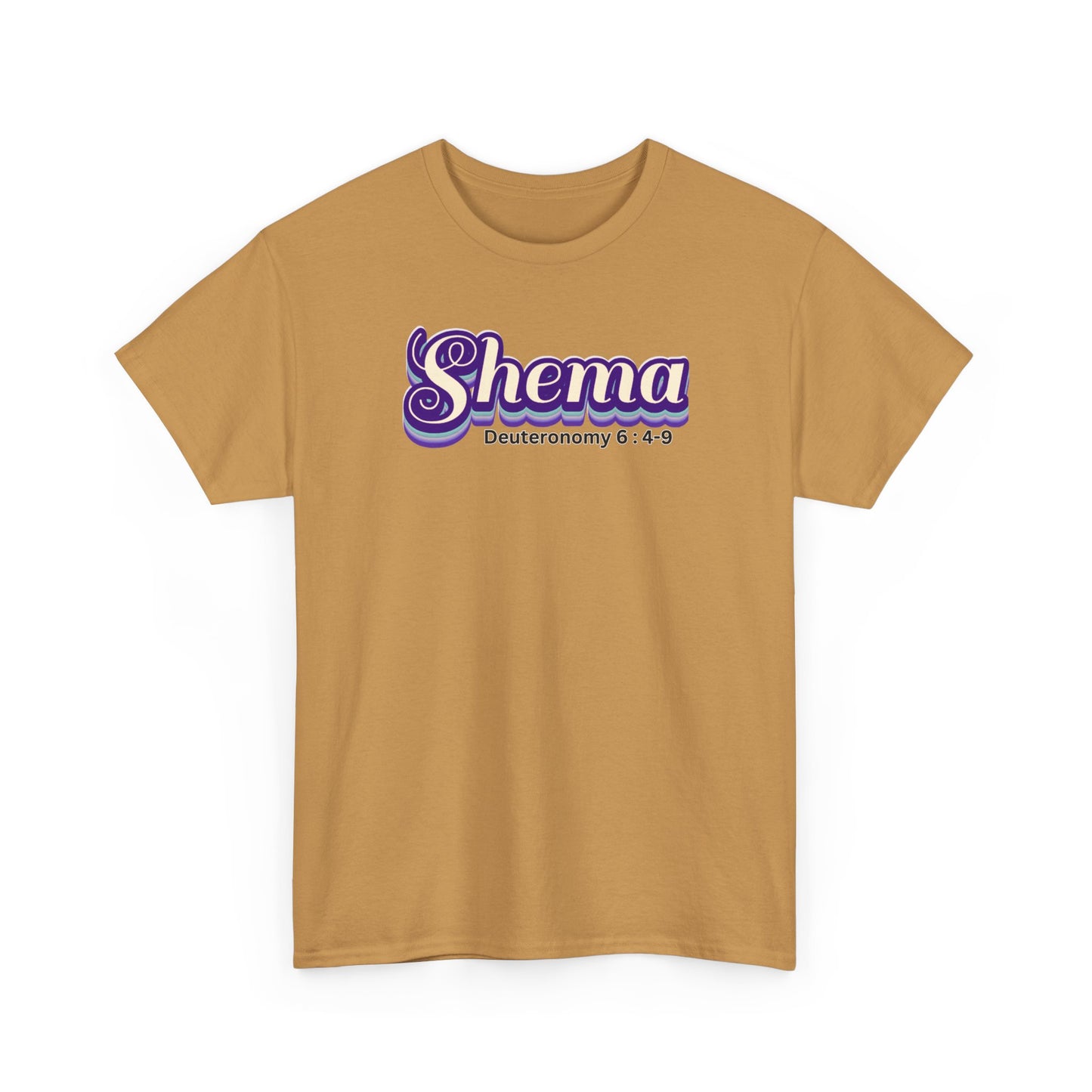 Faded Retro Shema Unisex Heavy Cotton Tee