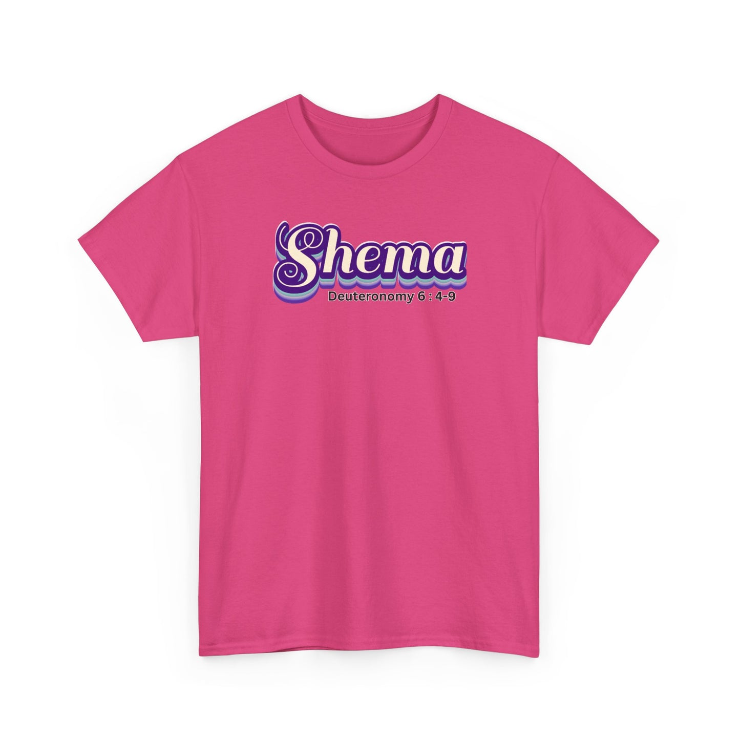 Faded Retro Shema Unisex Heavy Cotton Tee