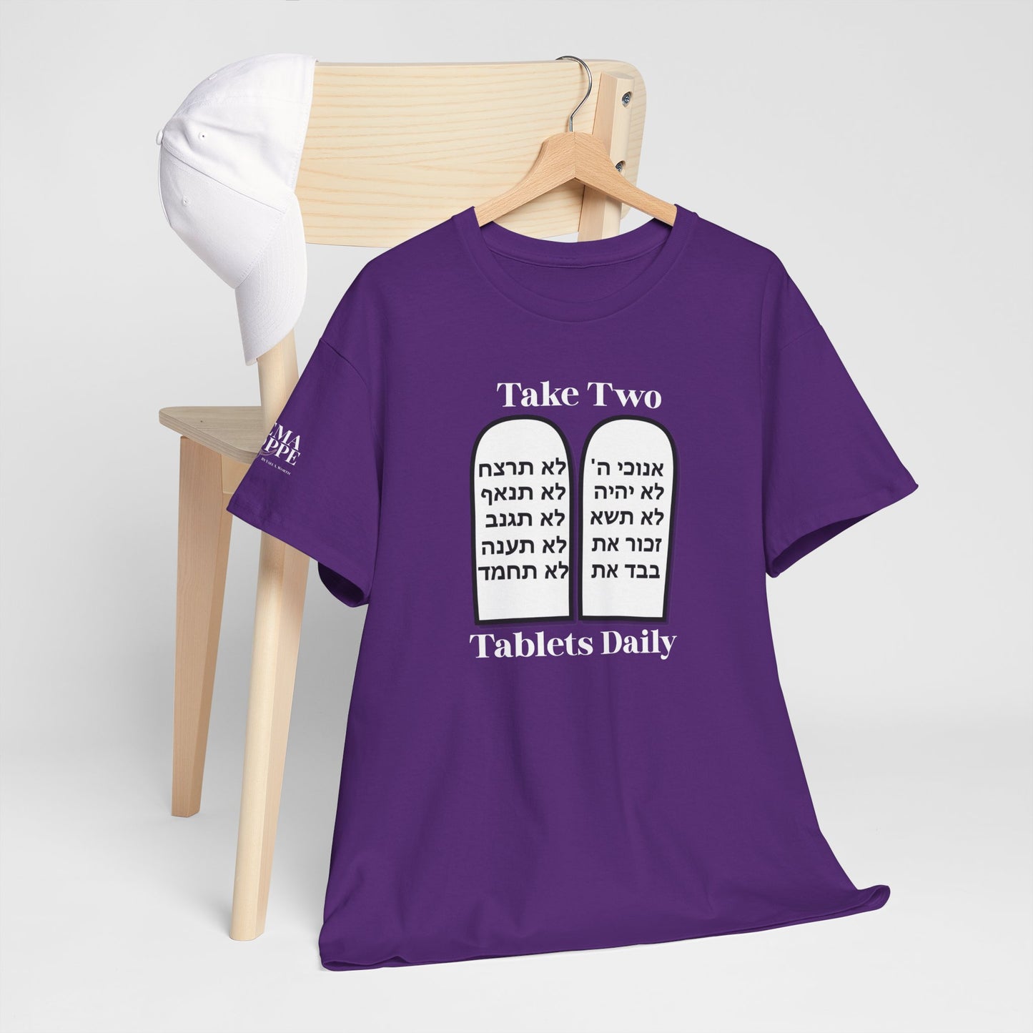Unisex Tee Take Two Tablets Daily Commandments Shirt