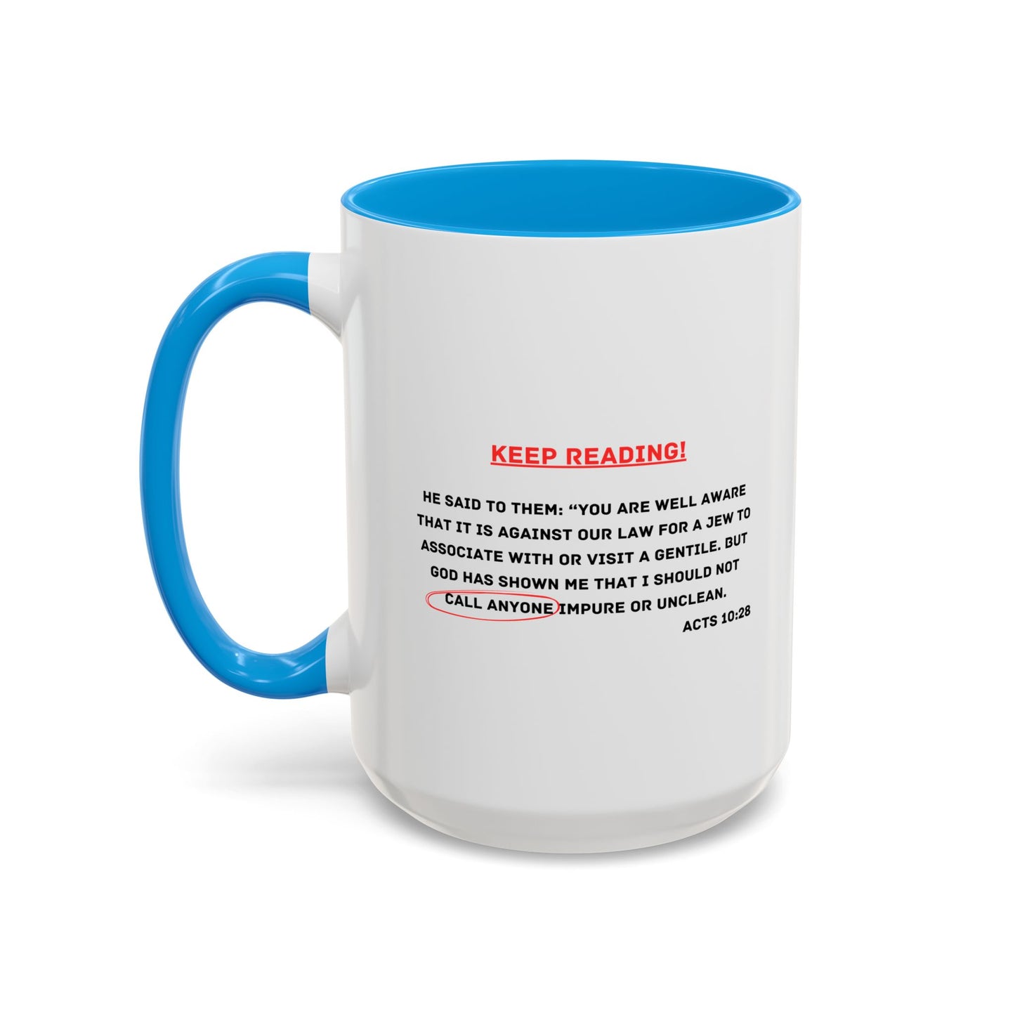 Straight Outta Context Mug, 11oz or 15oz Color Pop