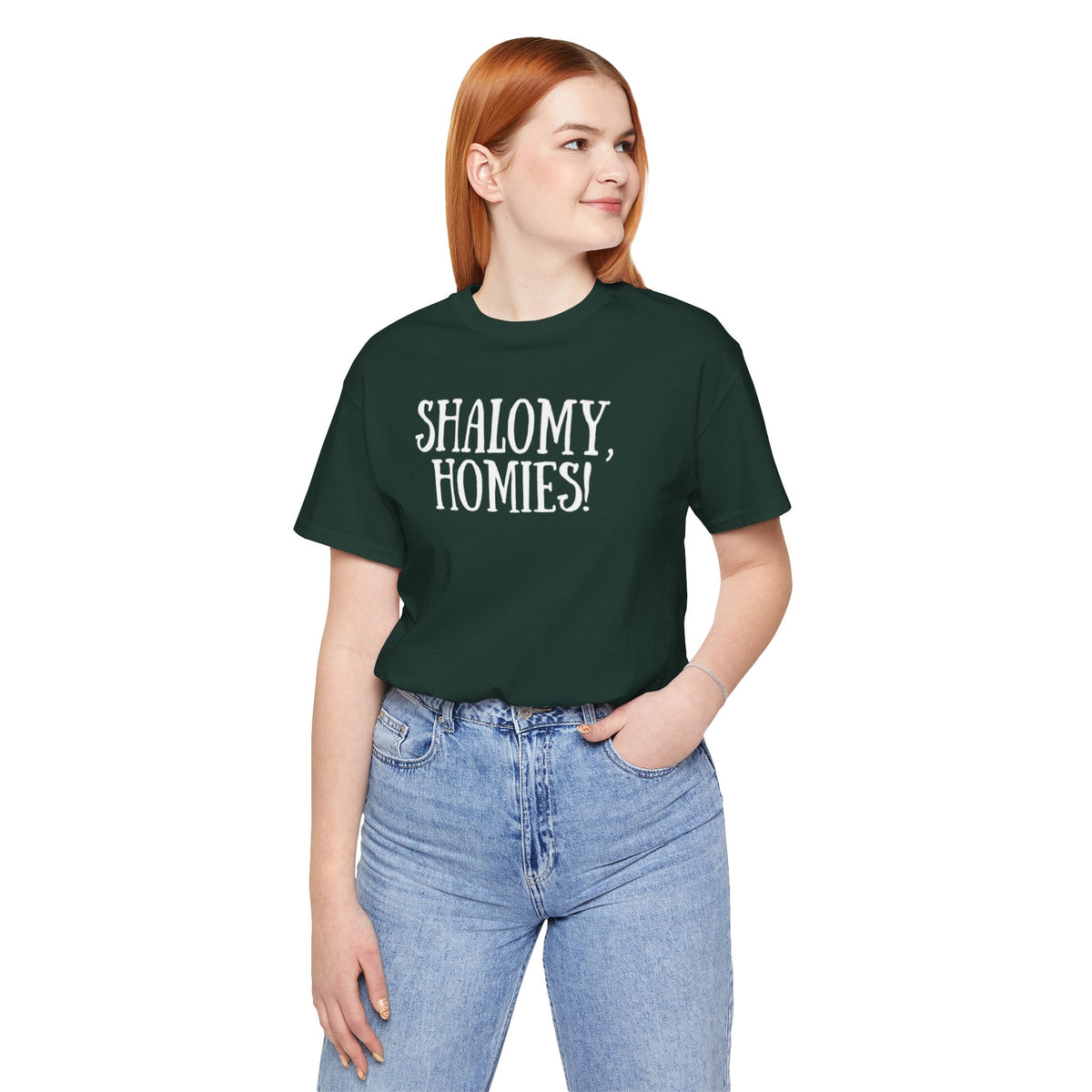 Shalomy Homies Tee - Funny Torah Obervant Greeting T-Shirt (Canada)