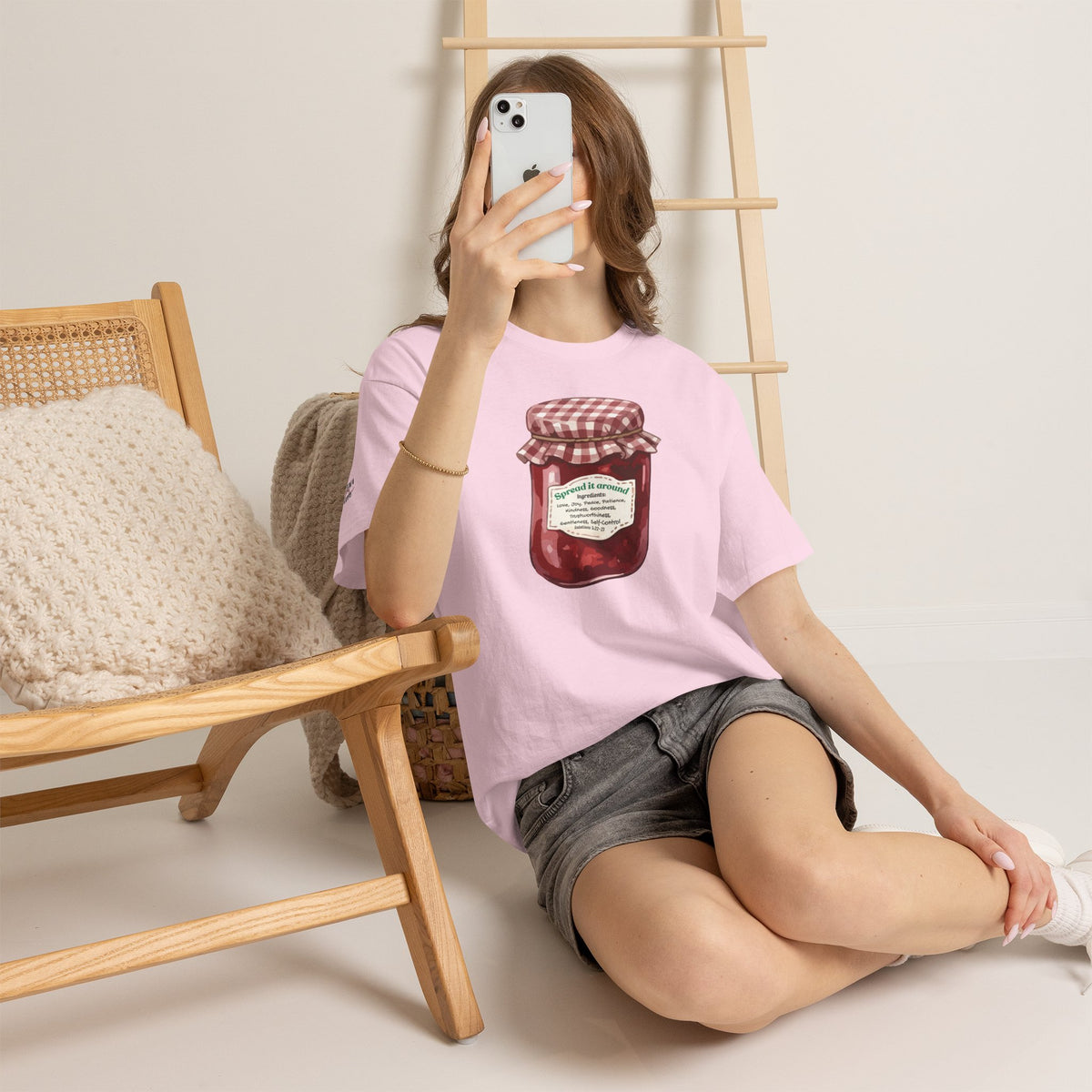 Fruit Of The Spirit Graphic Tee — Vintage Preserves "Spread it Around" T‑Shirt Galations