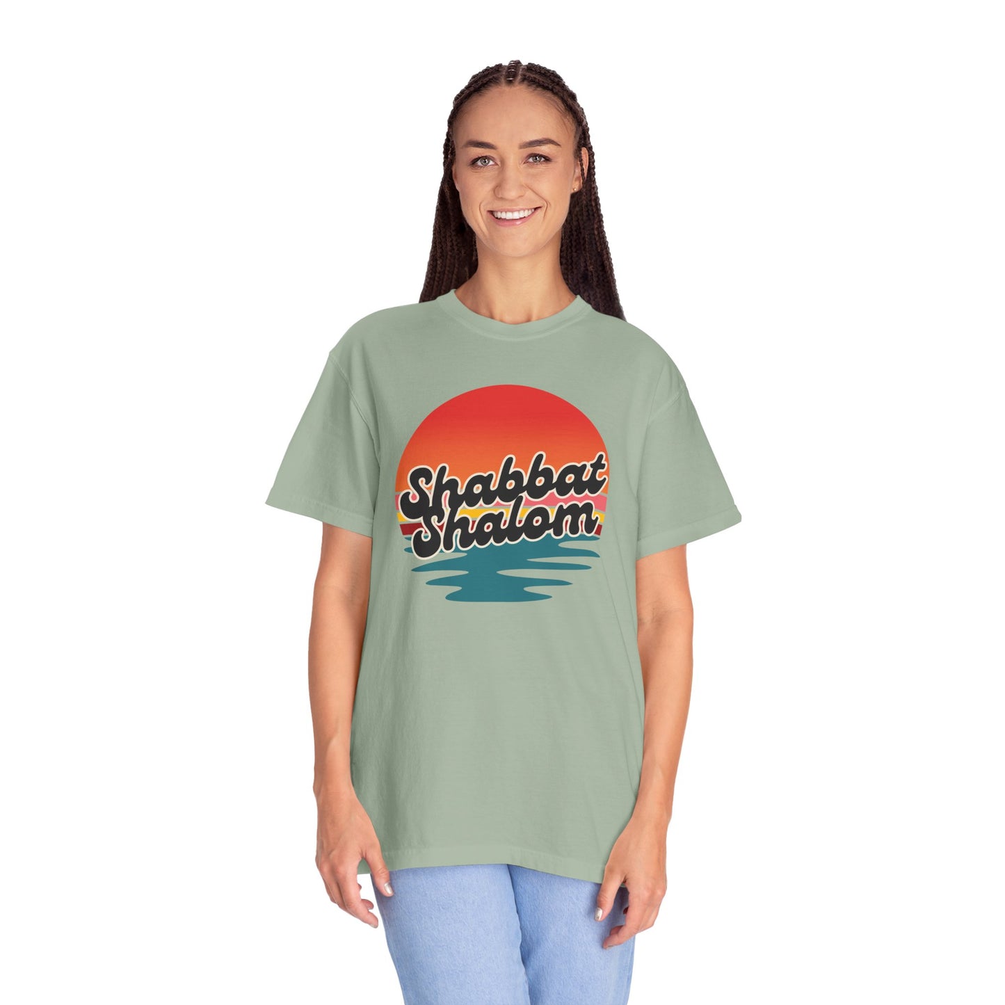 Sunset Shabbat Shalom T-shirt