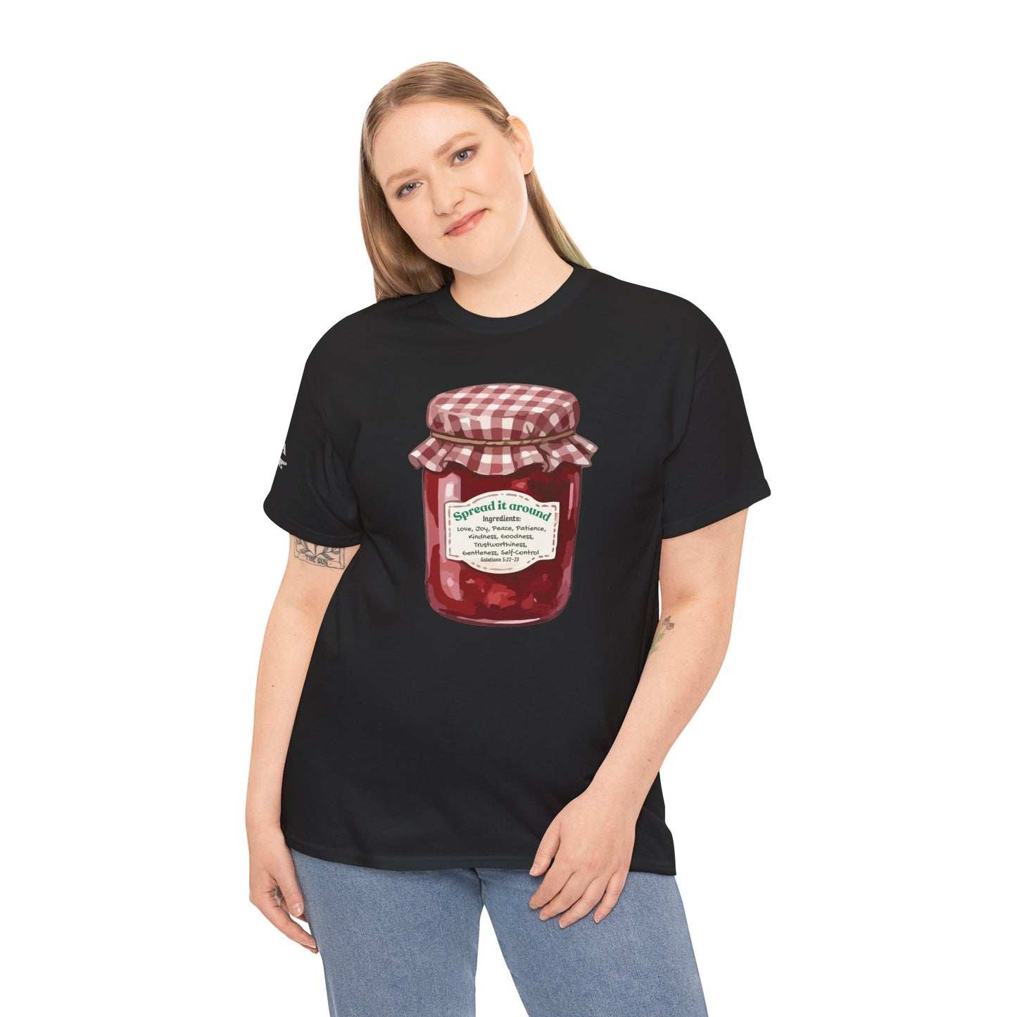 Fruit Of The Spirit Graphic Tee — Vintage Preserves "Spread it Around" T‑Shirt Galations