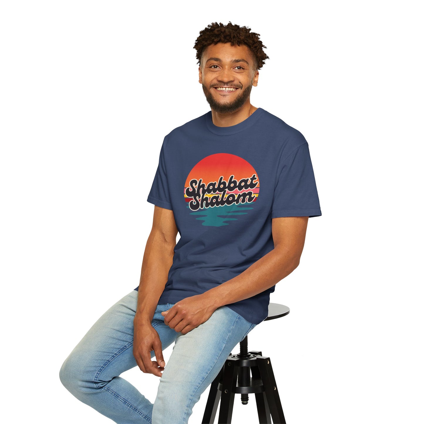 Sunset Shabbat Shalom T-shirt