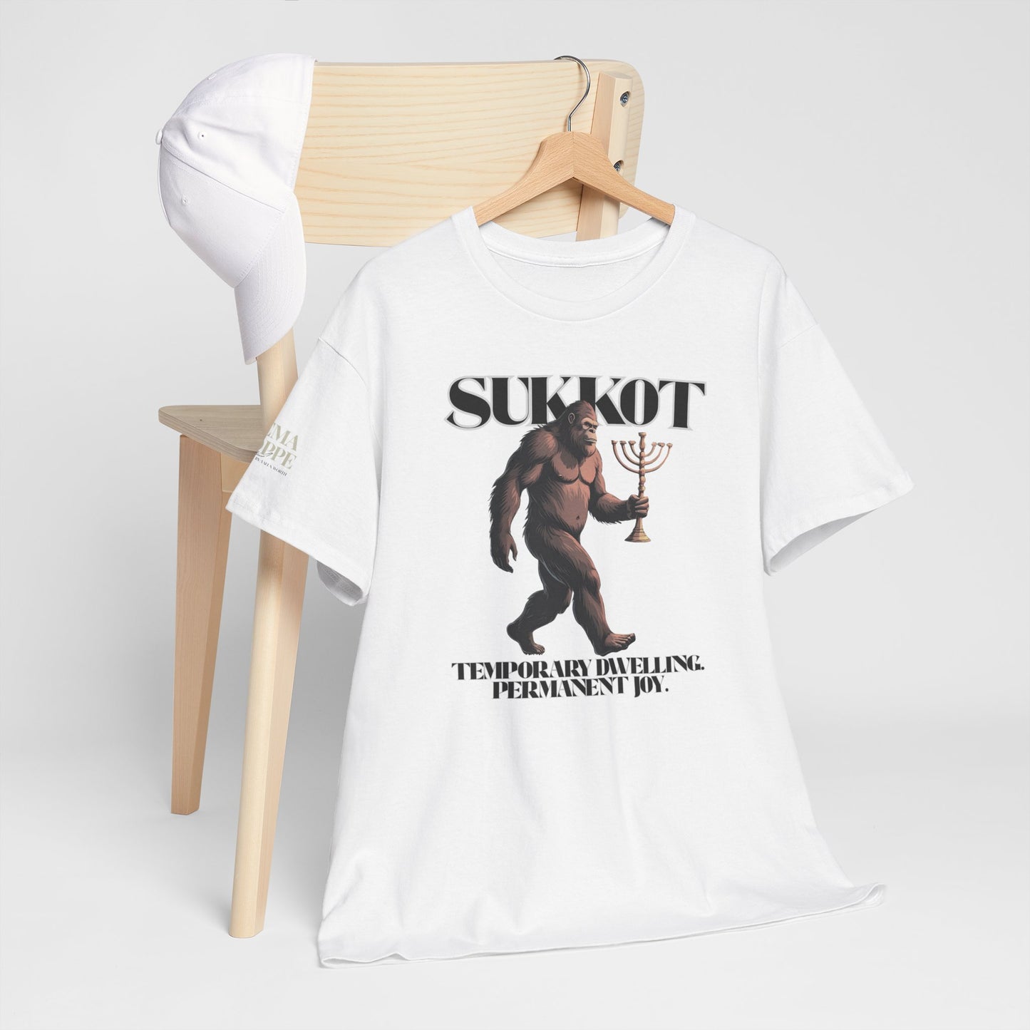Sukkot Bigfoot Menorah Joy Legendary Shirt