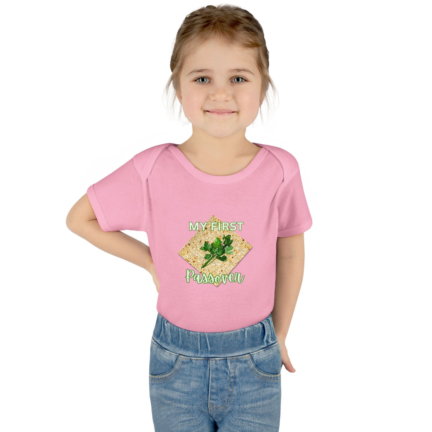 Baby Bodysuit - "My First Passover" Infant Onesie (Cute Unleavened Bread Lover Gift)