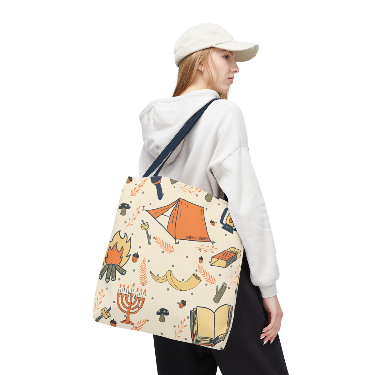 Sukkot Tents Tote Bag (AOP)