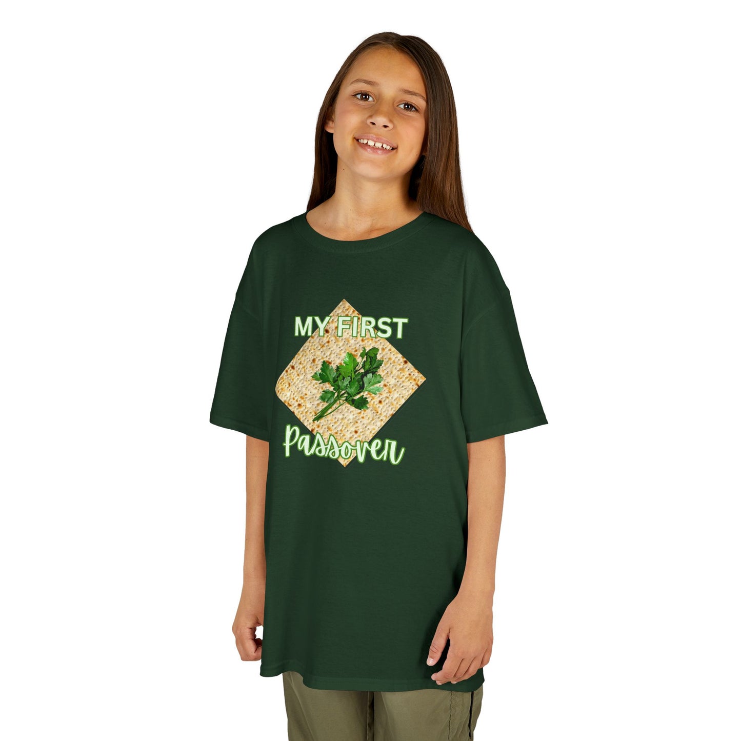 Kids T‑Shirt “My First Plant Parent” Green Succulent Garden Tee
