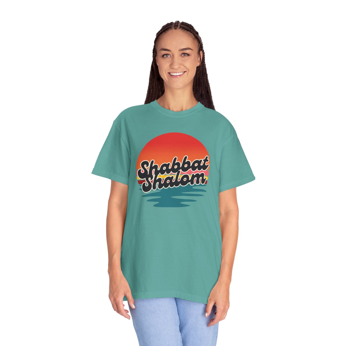 Sunset Shabbat Shalom T-shirt