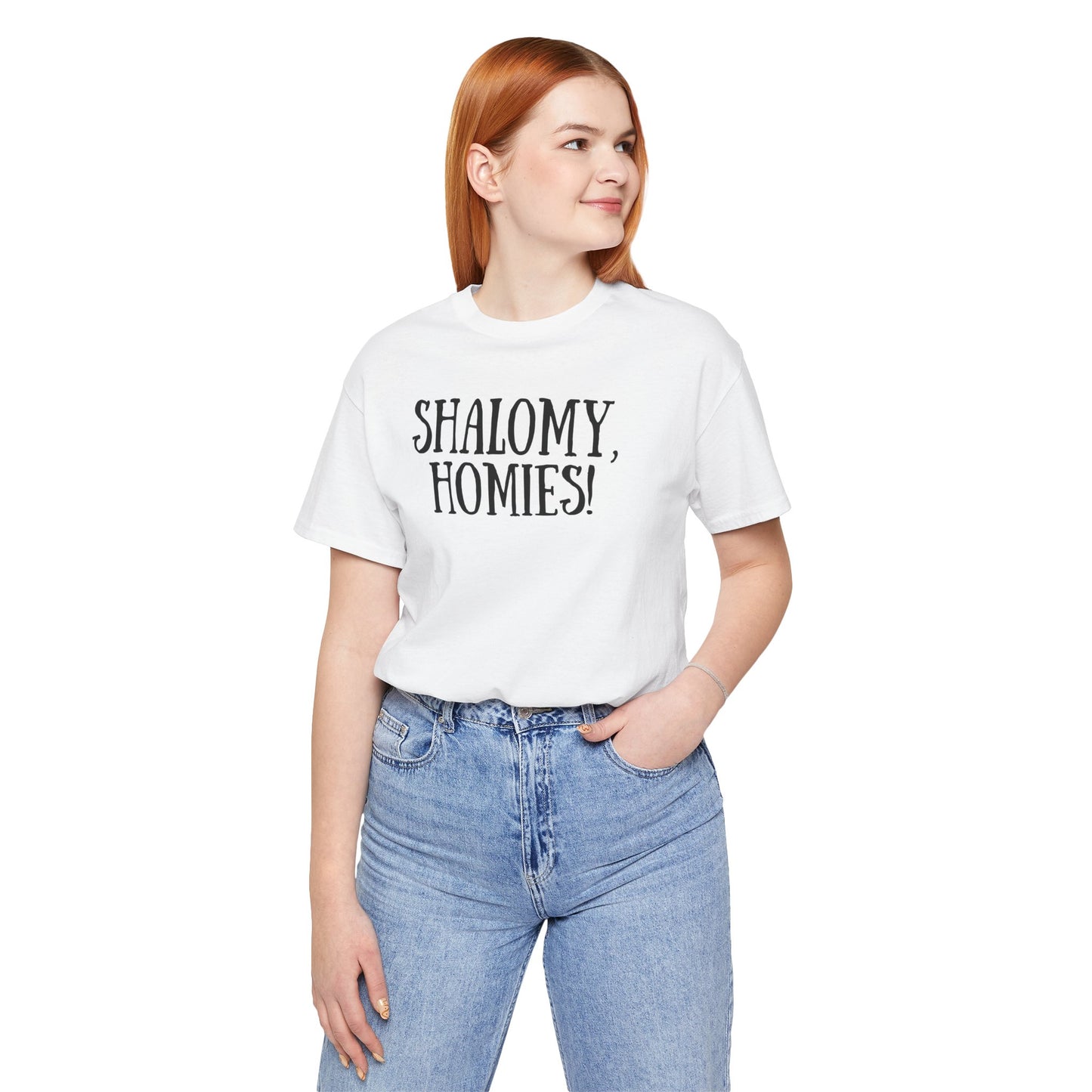 Shalomy Homies Tee - Funny Torah Obervant Greeting T-Shirt (Canada)
