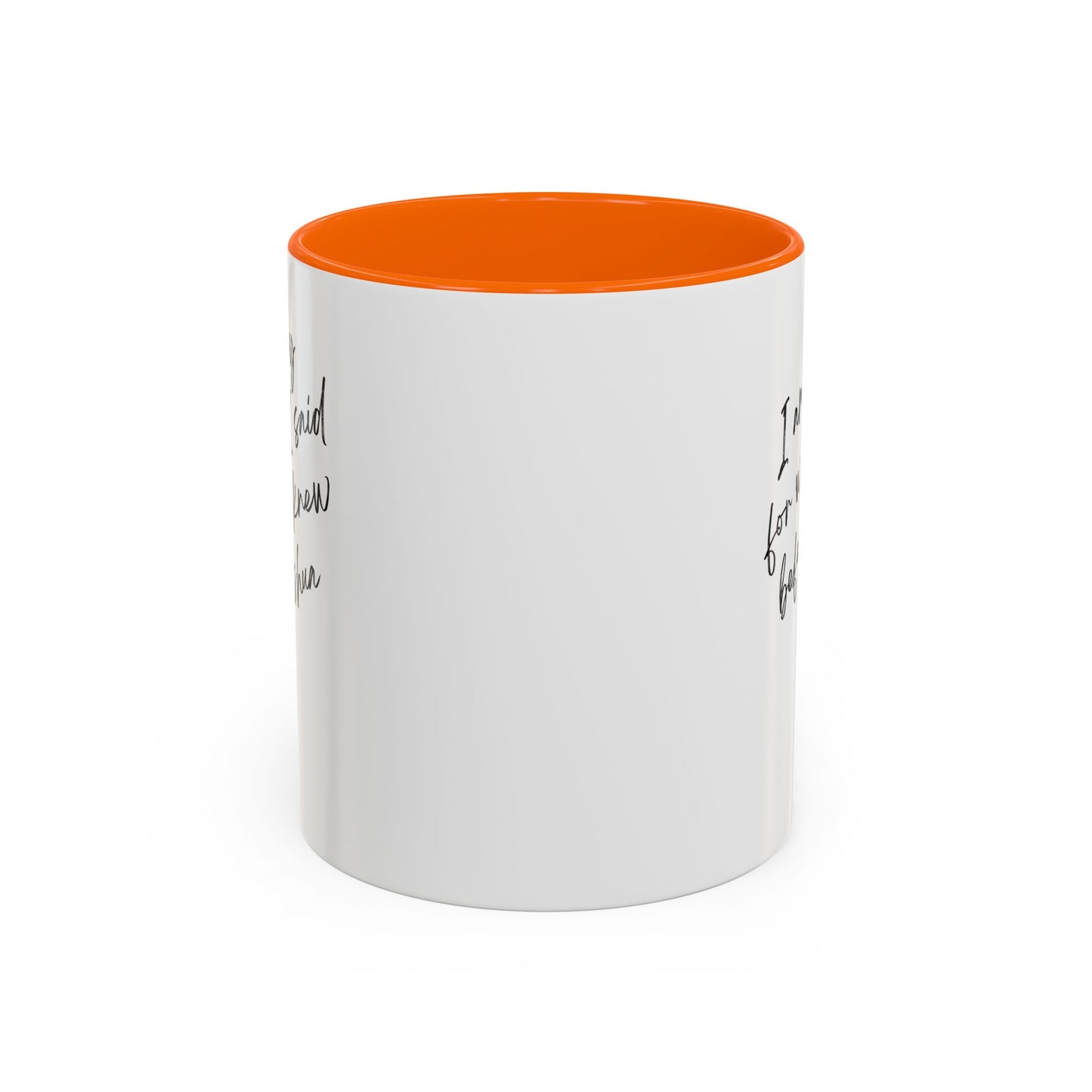 I'm Sorry (Yahshua) Accent Coffee Mug (11, 15oz)