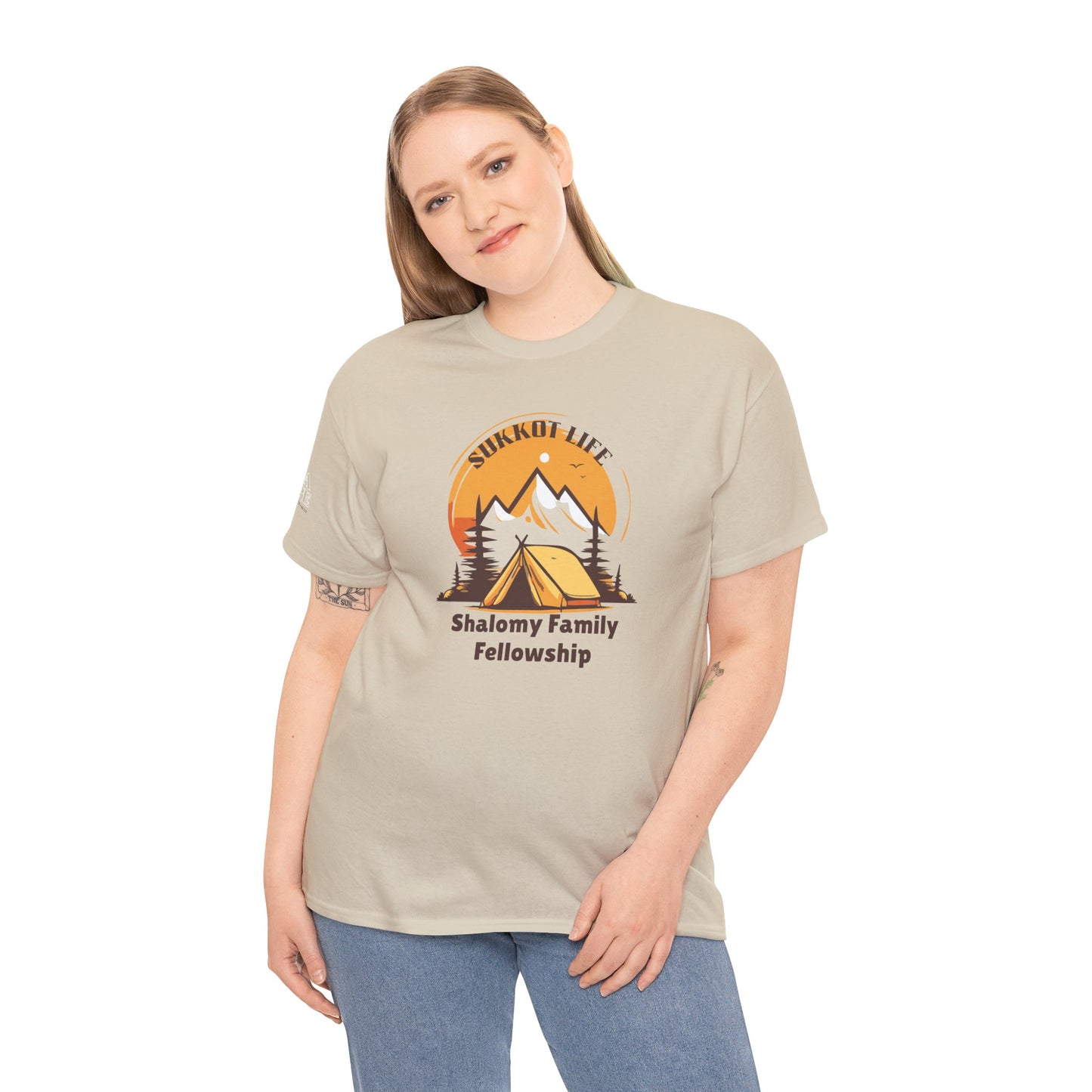 Personalized Sukkot Life Tee - Camping Biblical Feast Fellowship Shirt