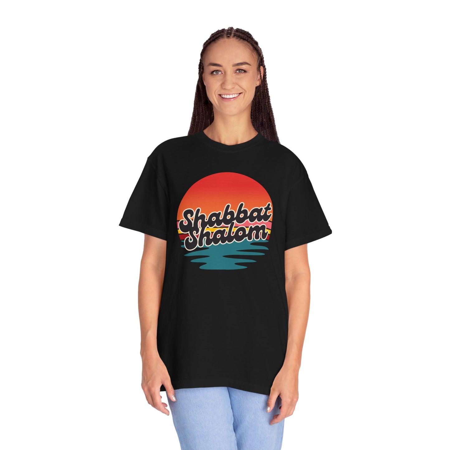 Sunset Shabbat Shalom T-shirt