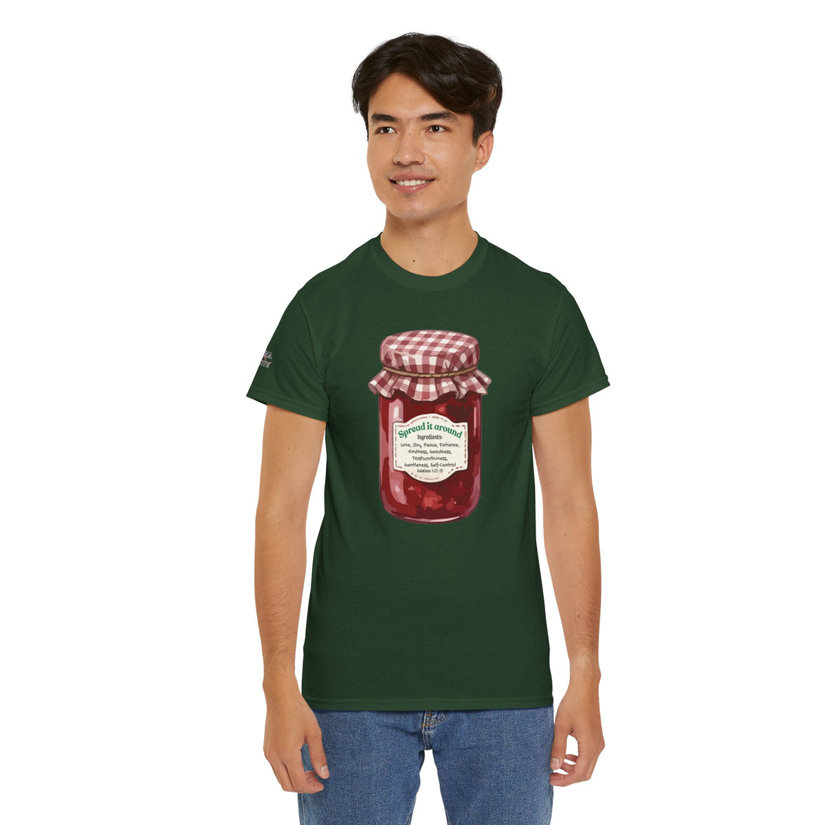 Fruit Of The Spirit Graphic Tee — Vintage Preserves "Spread it Around" T‑Shirt Galations