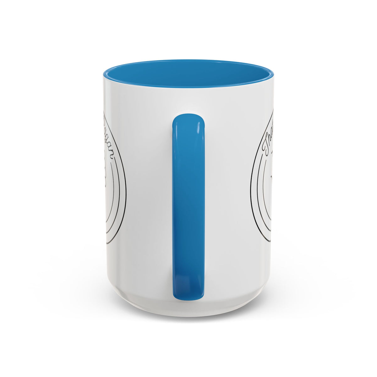 That's Pagan Thumbs Down Accent Coffee Mug