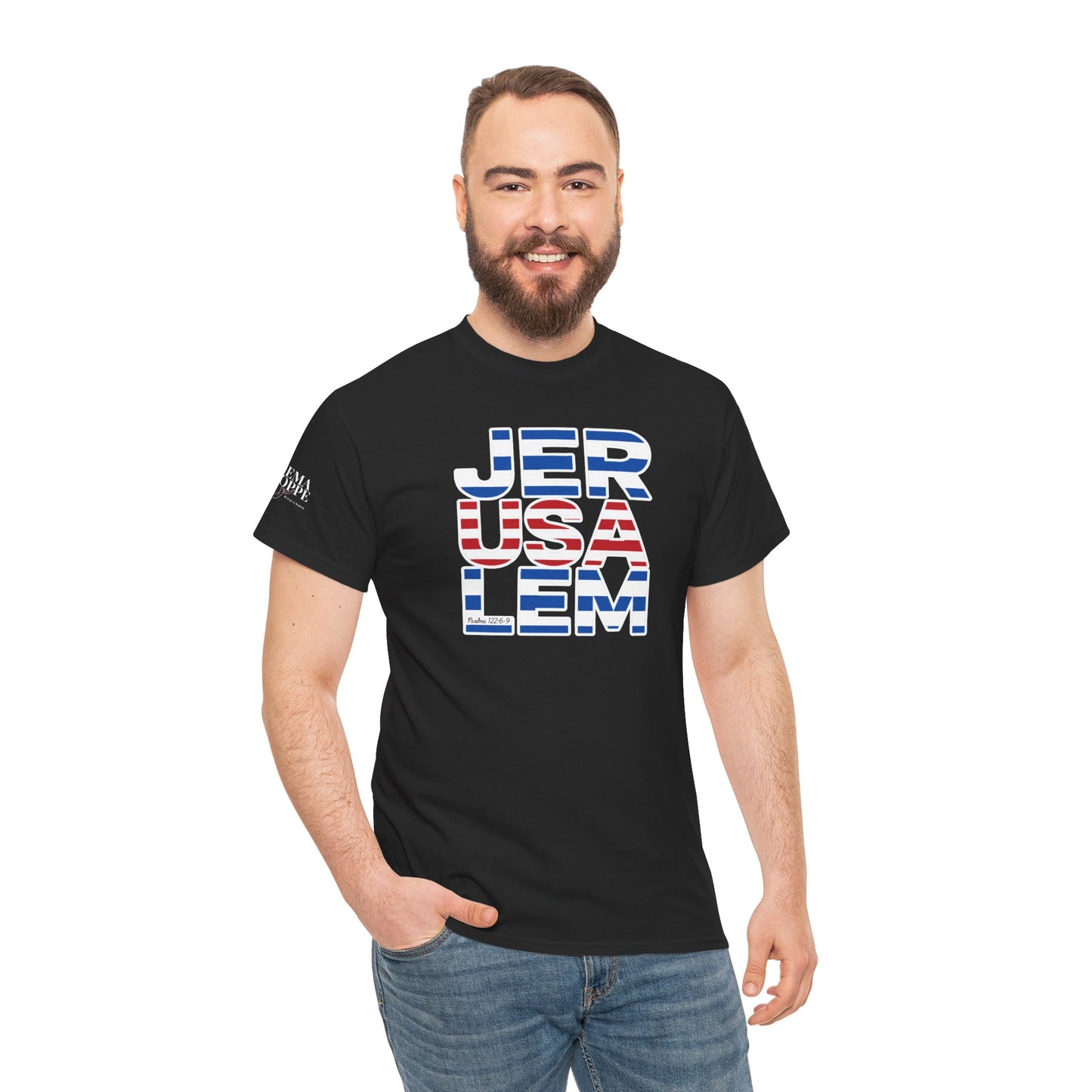 JerUSAlem Psalms 122:6-9 Unisex Tee Patriotic T-Shirt Solidarity