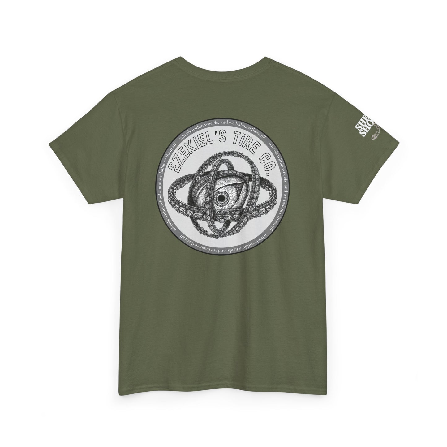 Ezekiel's Tire Company Shirt - Funny Biblical Unisex Cotton Tee