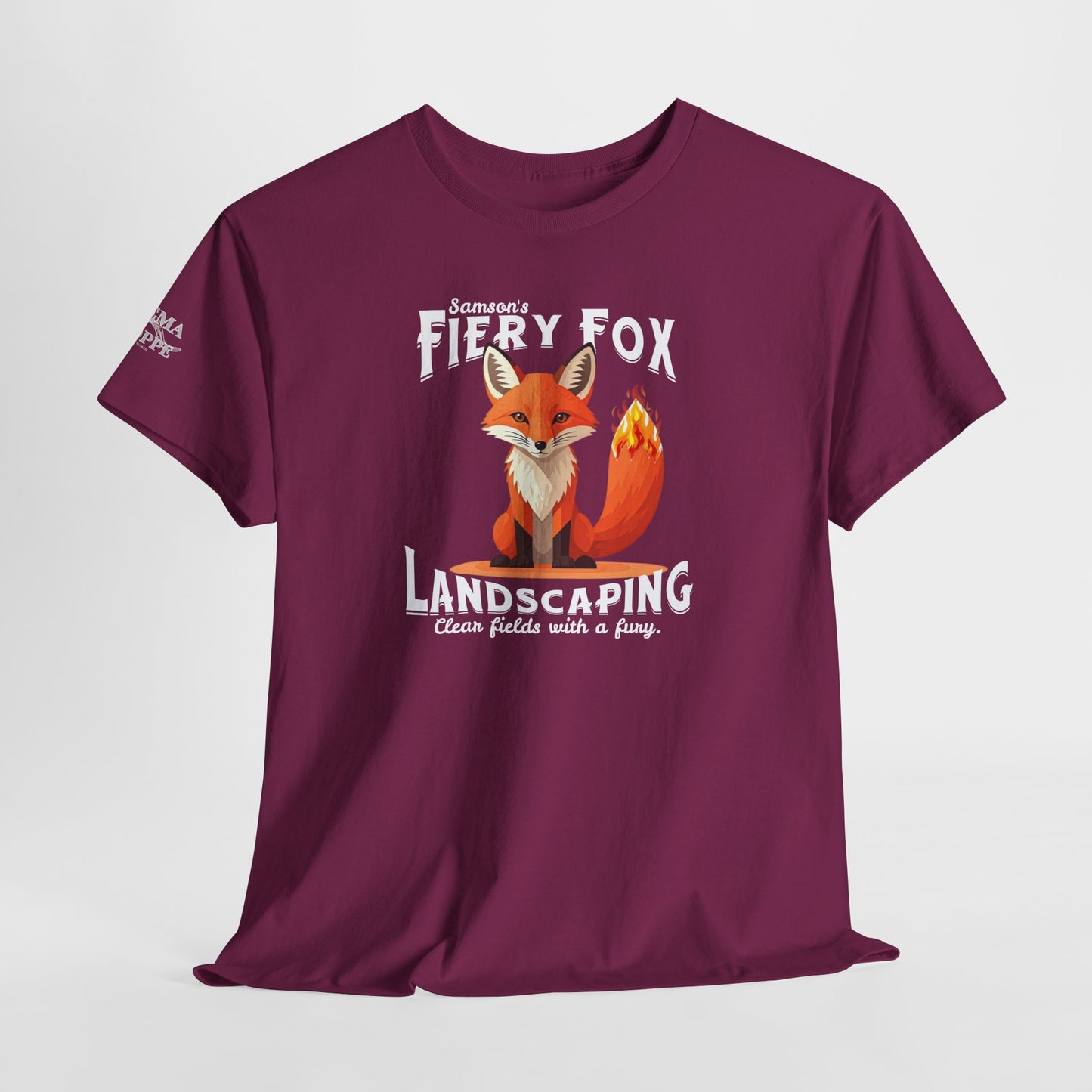 Fiery Fox Landscaping Unisex Heavy Cotton Tee - dark shades