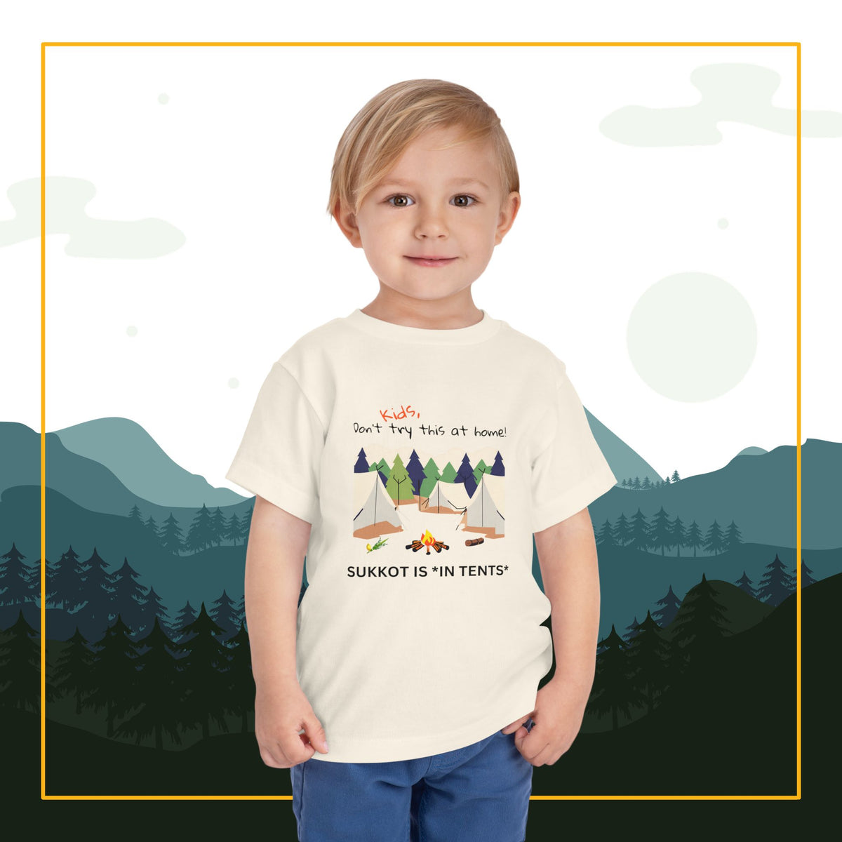 Sukkot Toddler Short Sleeve Tee