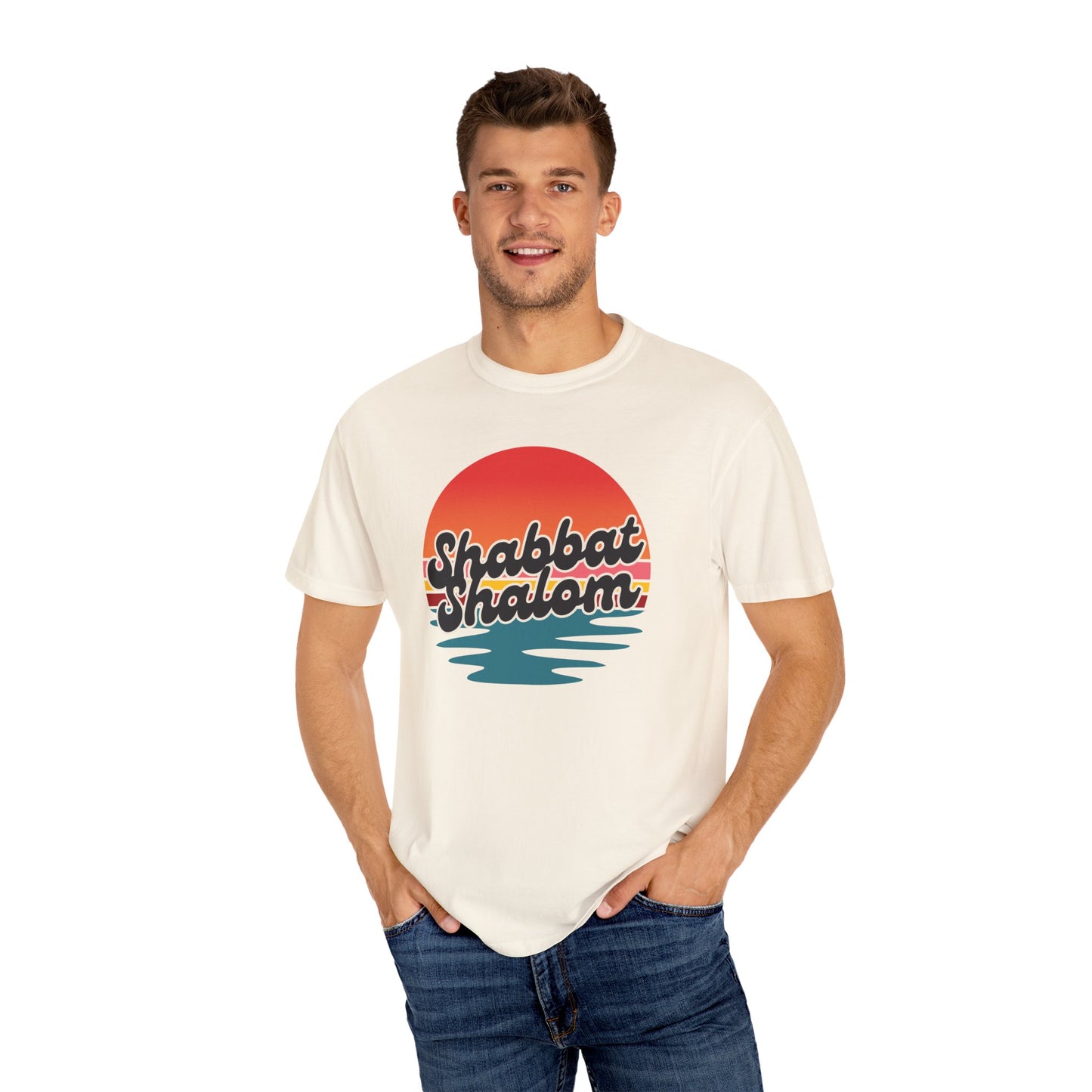Sunset Shabbat Shalom T-shirt