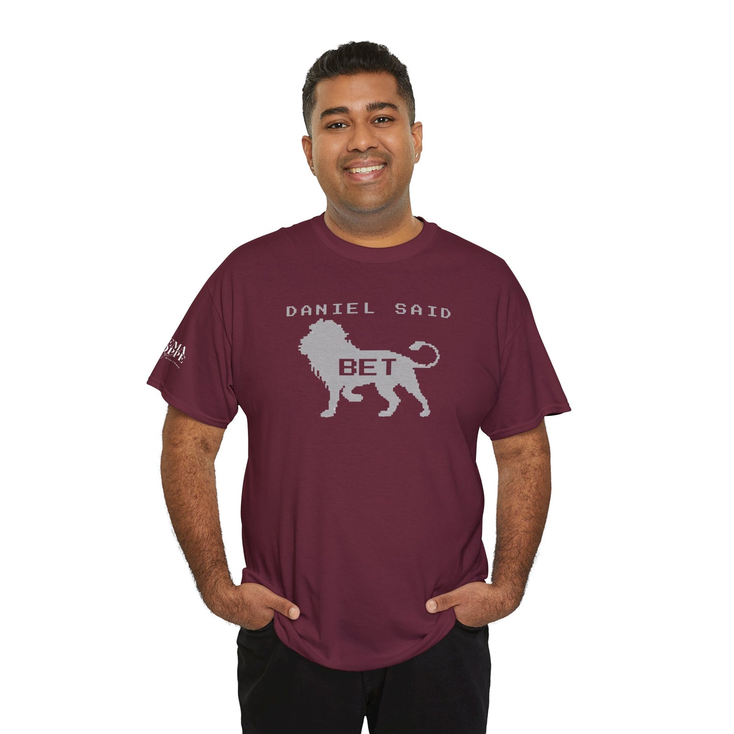 'Daniel Said Bet' Graphic Lion Tee Hebrew Hahas