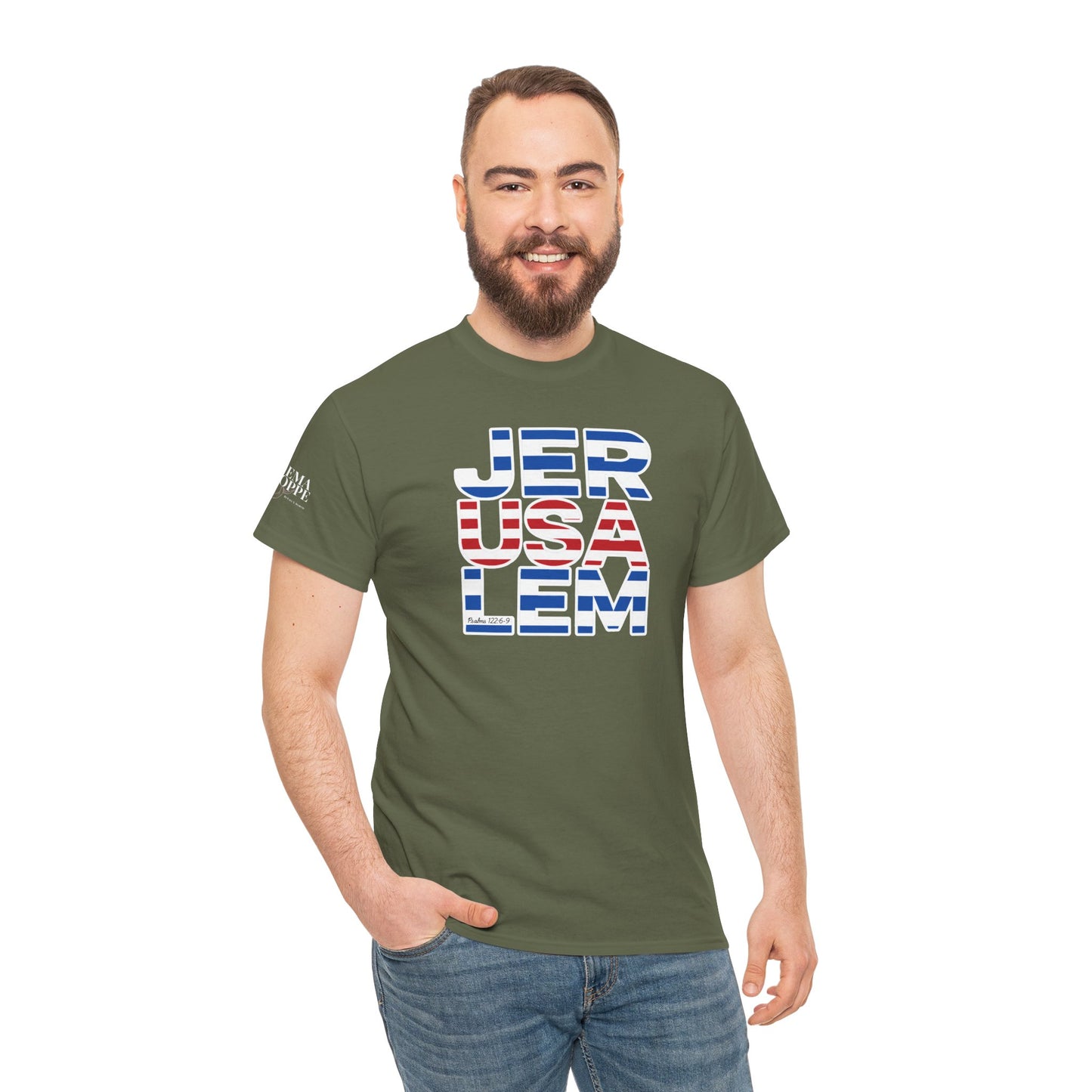 JerUSAlem Psalms 122:6-9 Unisex Tee Patriotic T-Shirt Solidarity