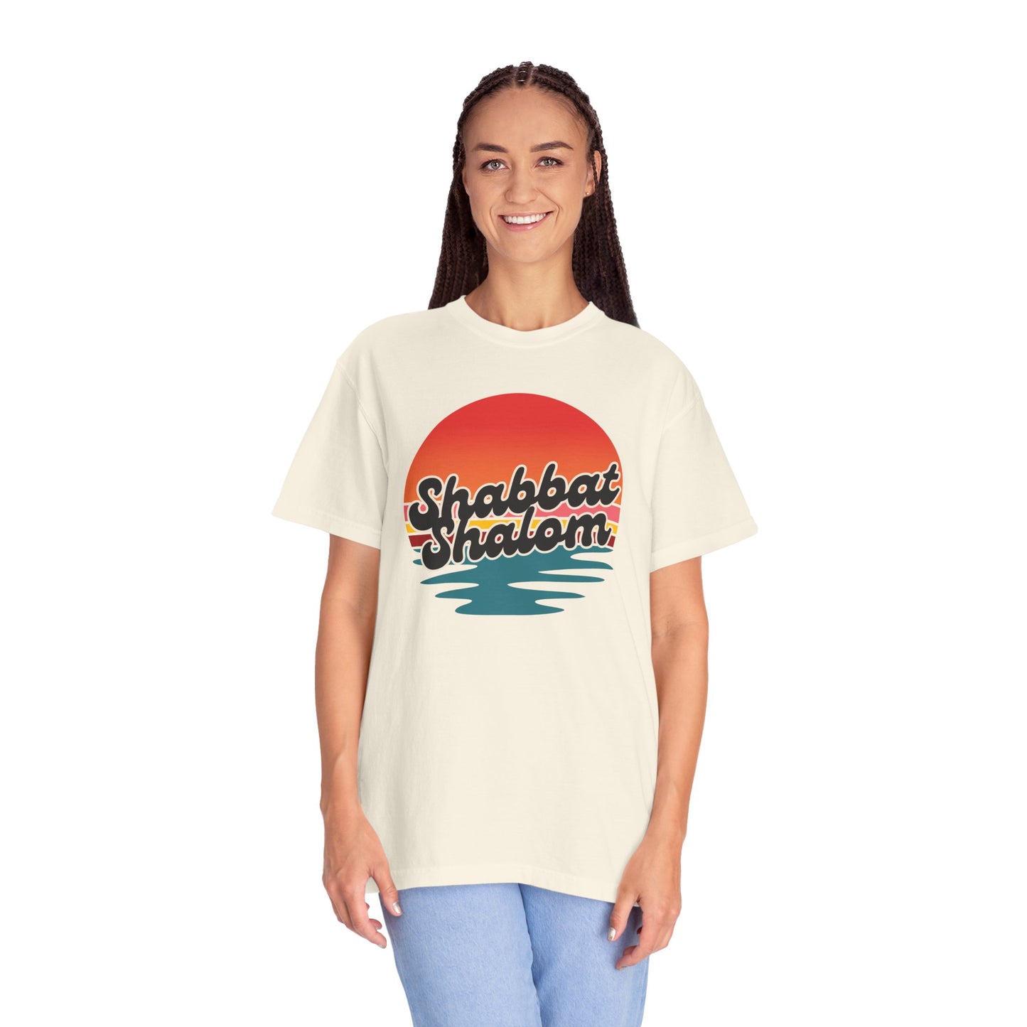 Sunset Shabbat Shalom T-shirt