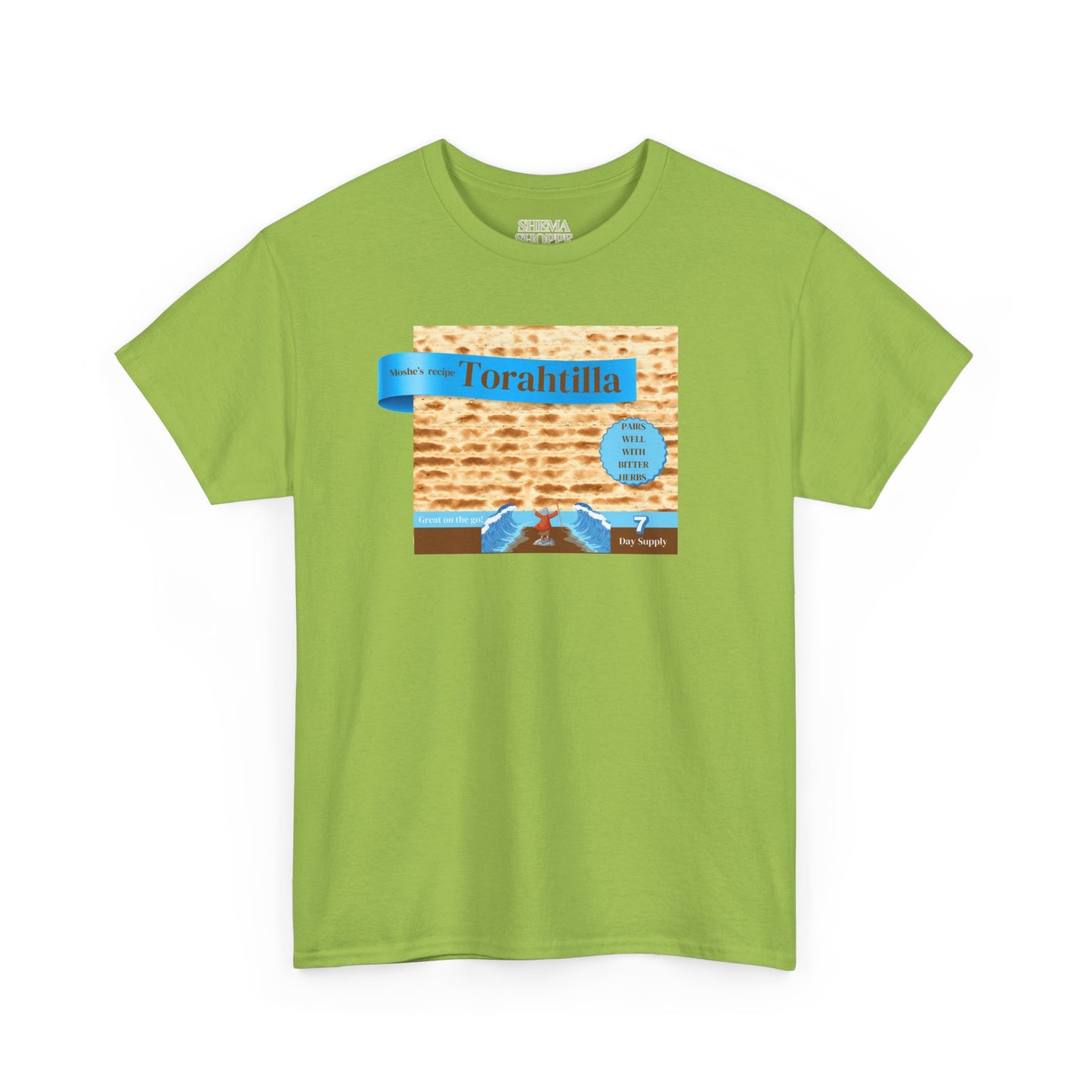 Passover Matzo Unisex Tee - Moshe's Recipe Torahtillas Cotton Funny Shirt