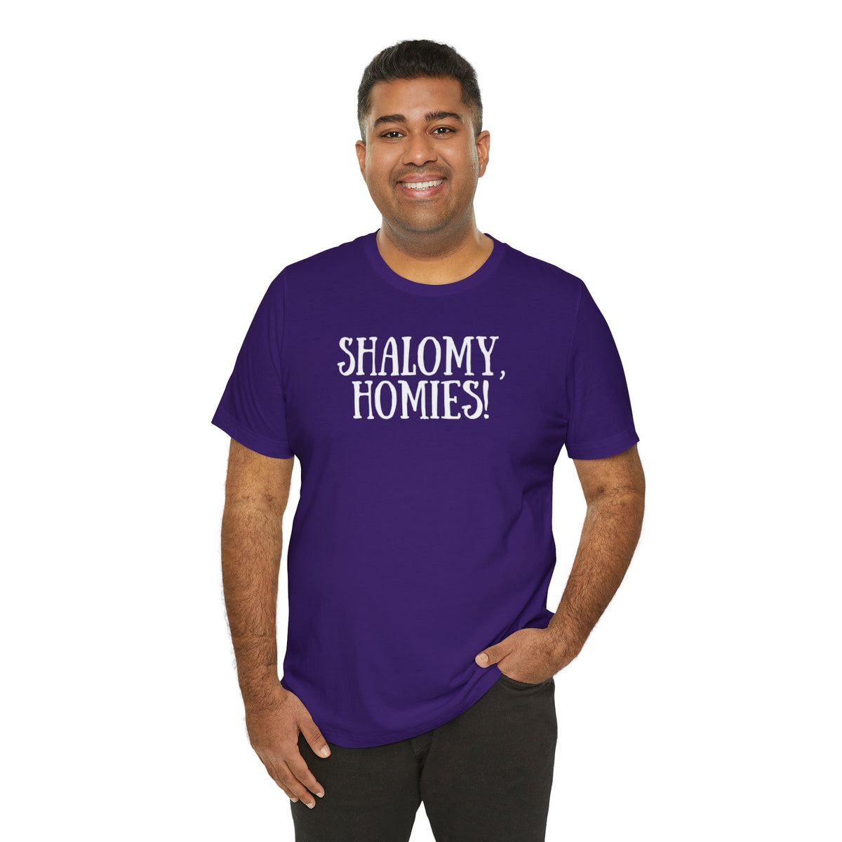 Shalomy Homies Tee - Funny Torah Obervant Greeting T-Shirt (Canada)