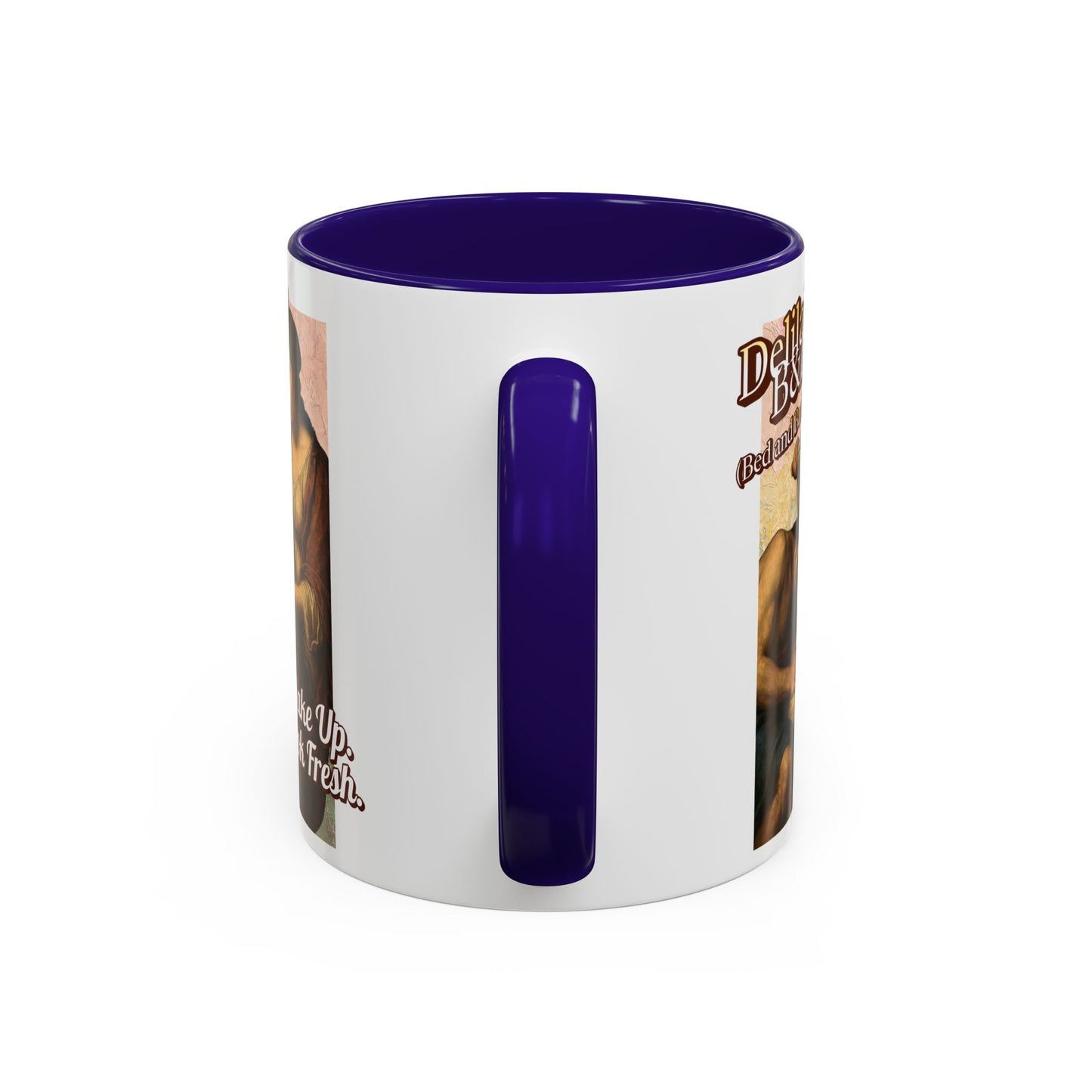 Funny Vintage Sampson Delilah's B&B Coffee Mug Bible Humor