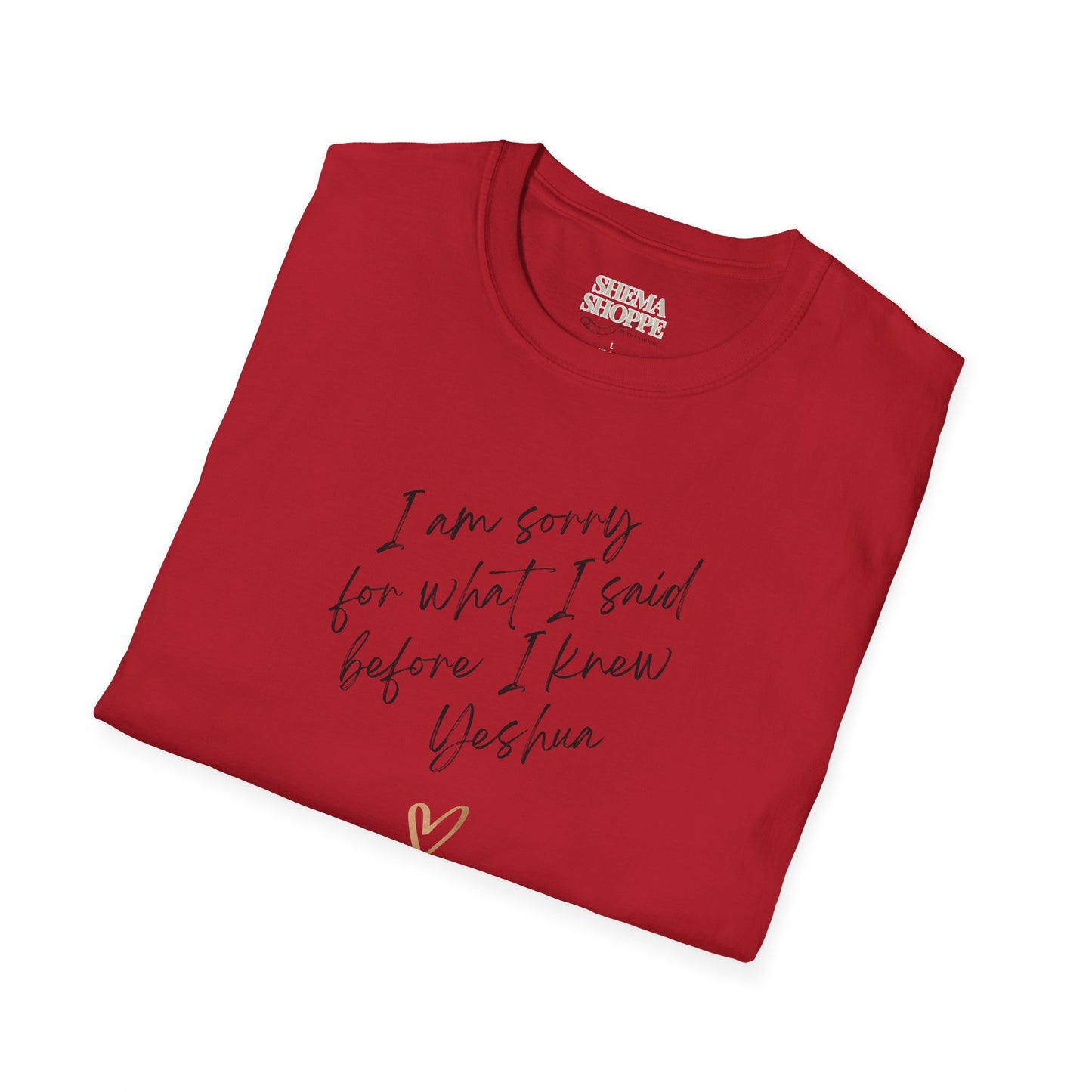 I'm sorry (Yeshua) Unisex Softstyle T-Shirt