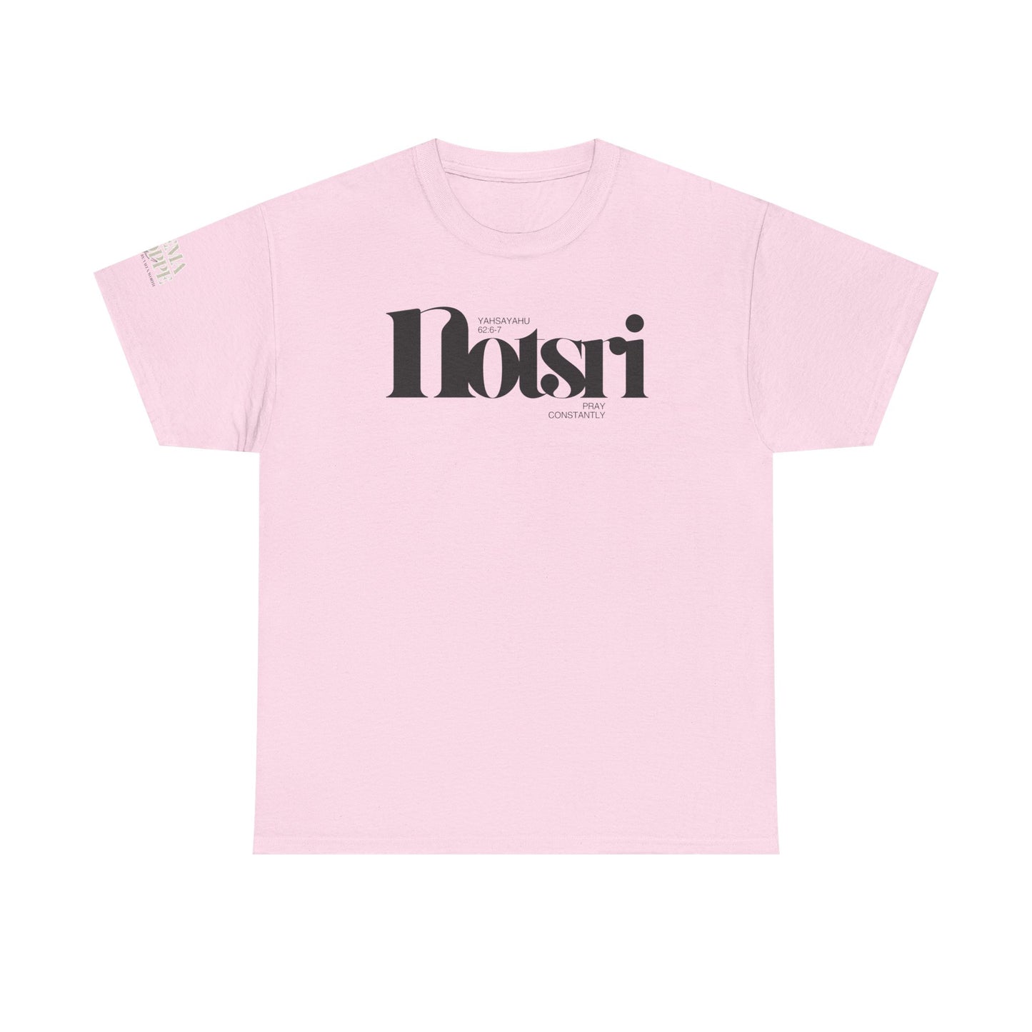 Notsri Minimalist Logo Tee Watchman Shirt