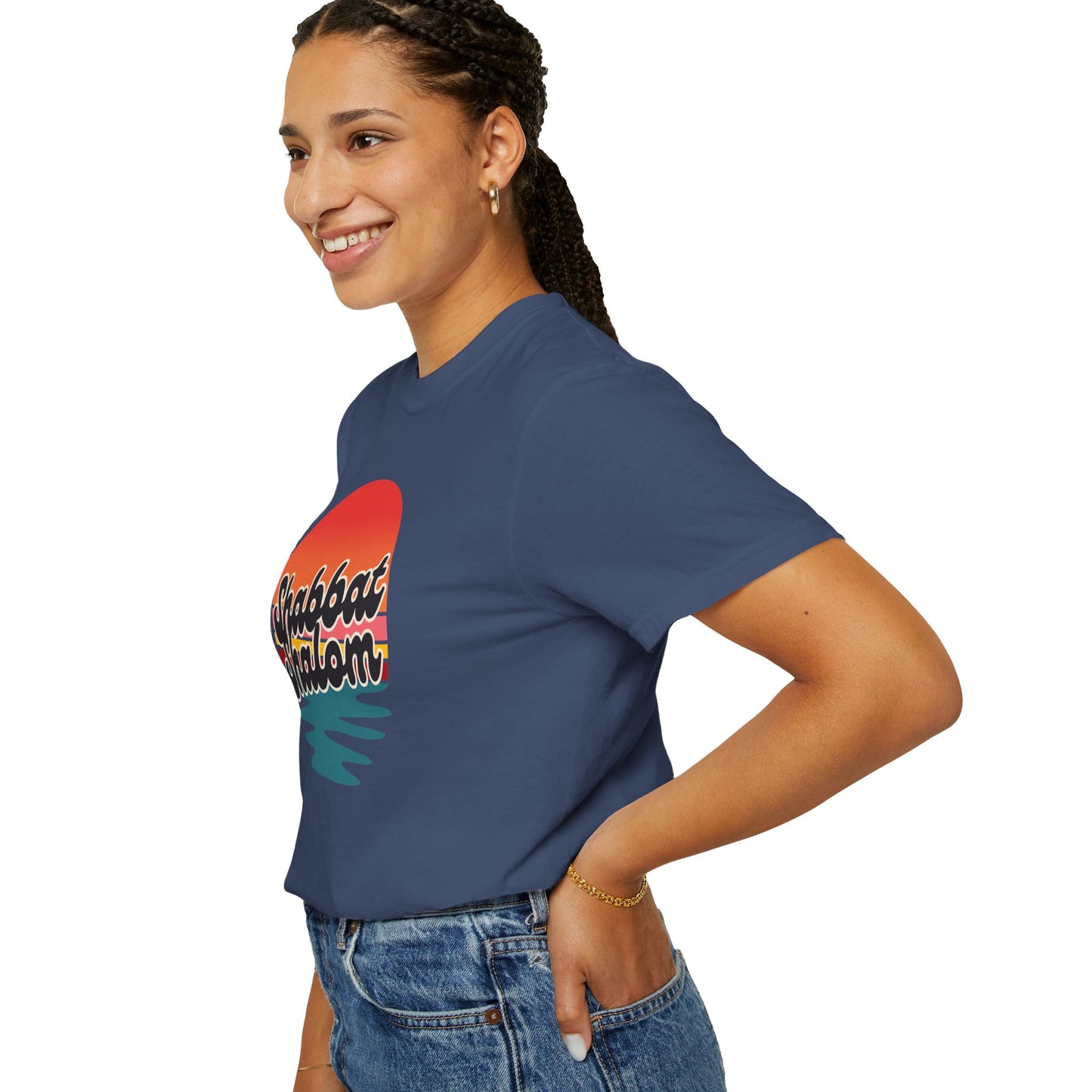 Sunset Shabbat Shalom T-shirt