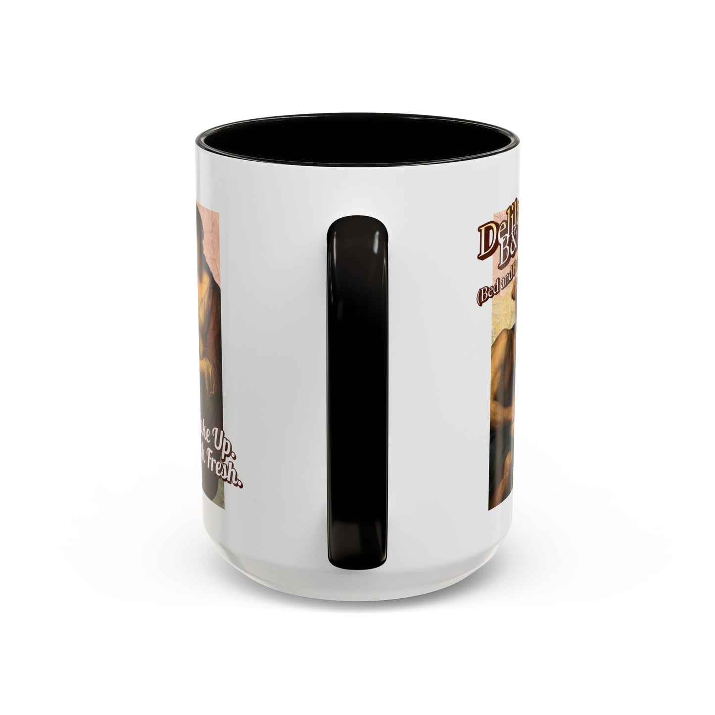 Funny Vintage Sampson Delilah's B&B Coffee Mug Bible Humor